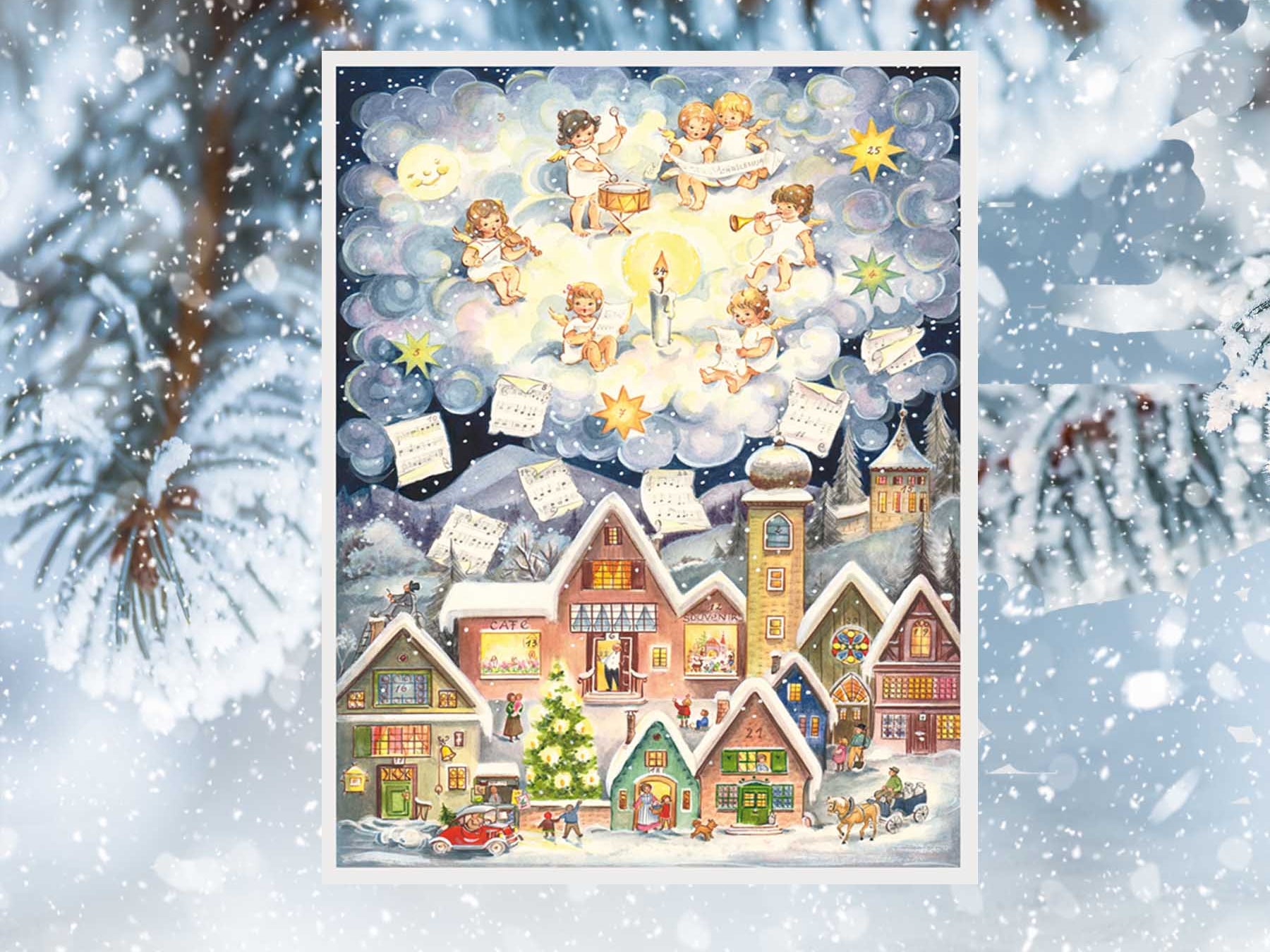 Ein Adventskalender macht Weihnachten nostalgisch
