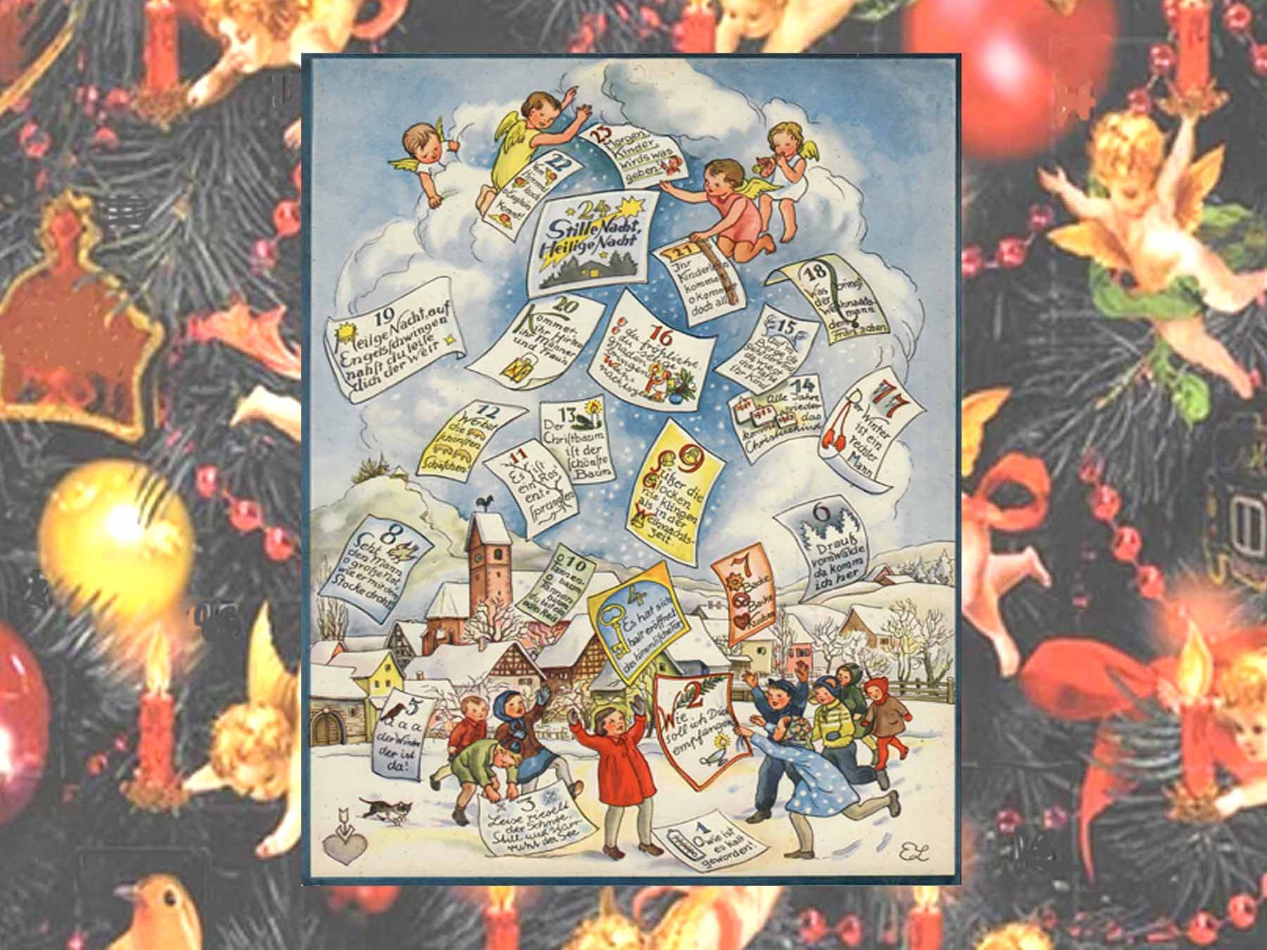 Adventskalender für Erwachsene - für Liebhaber alter Traditionen