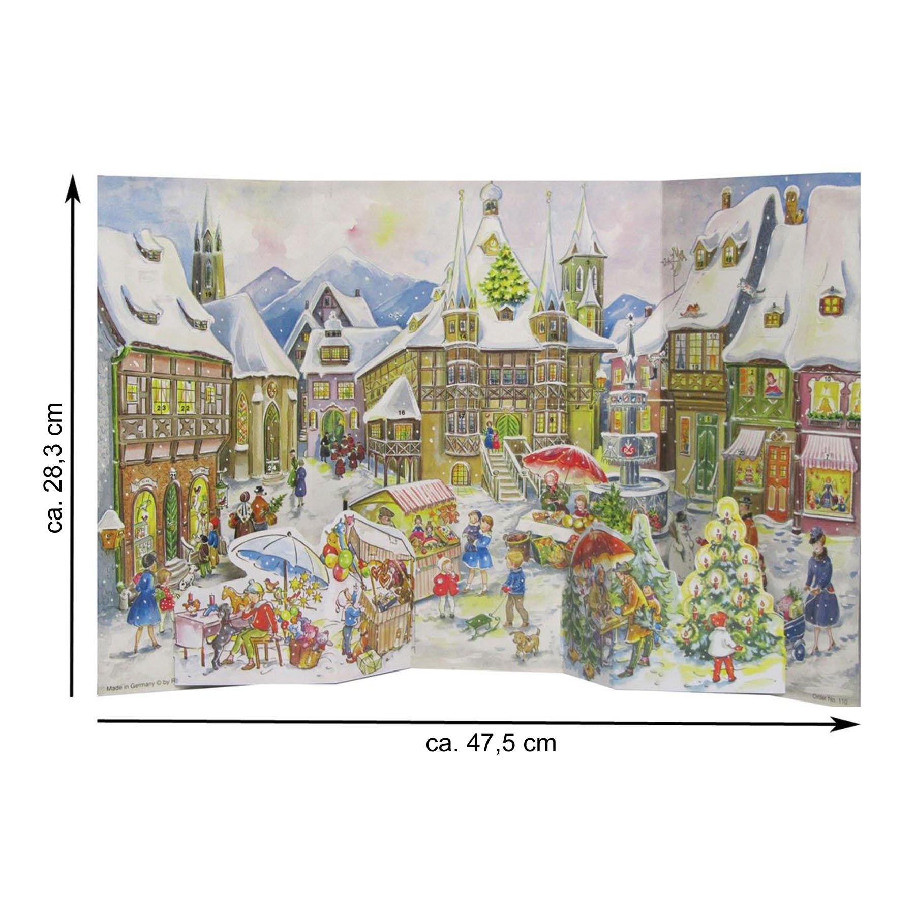 Advent calendar "Old Town Scene"