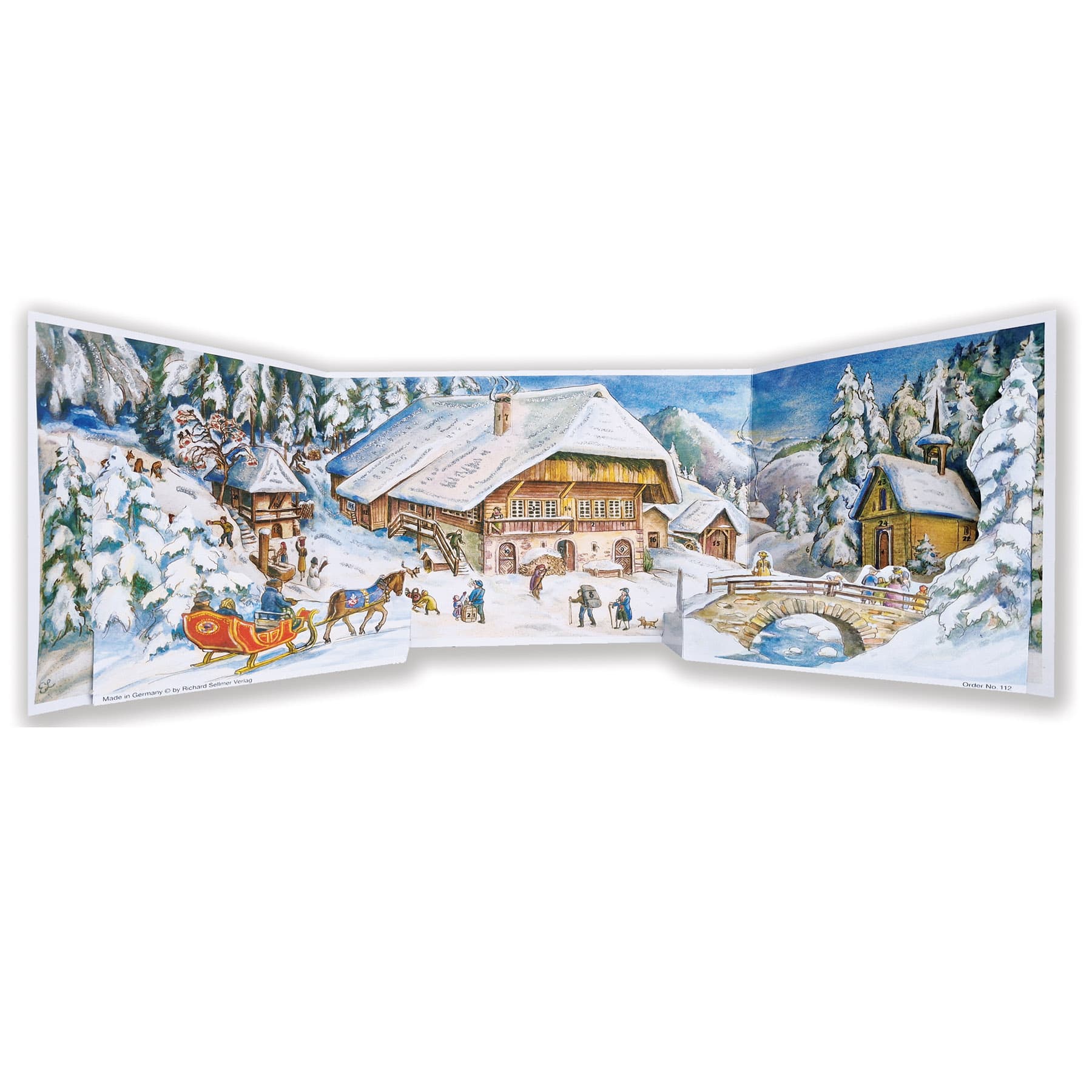 Adventskalender Weihnachten in den Alpen