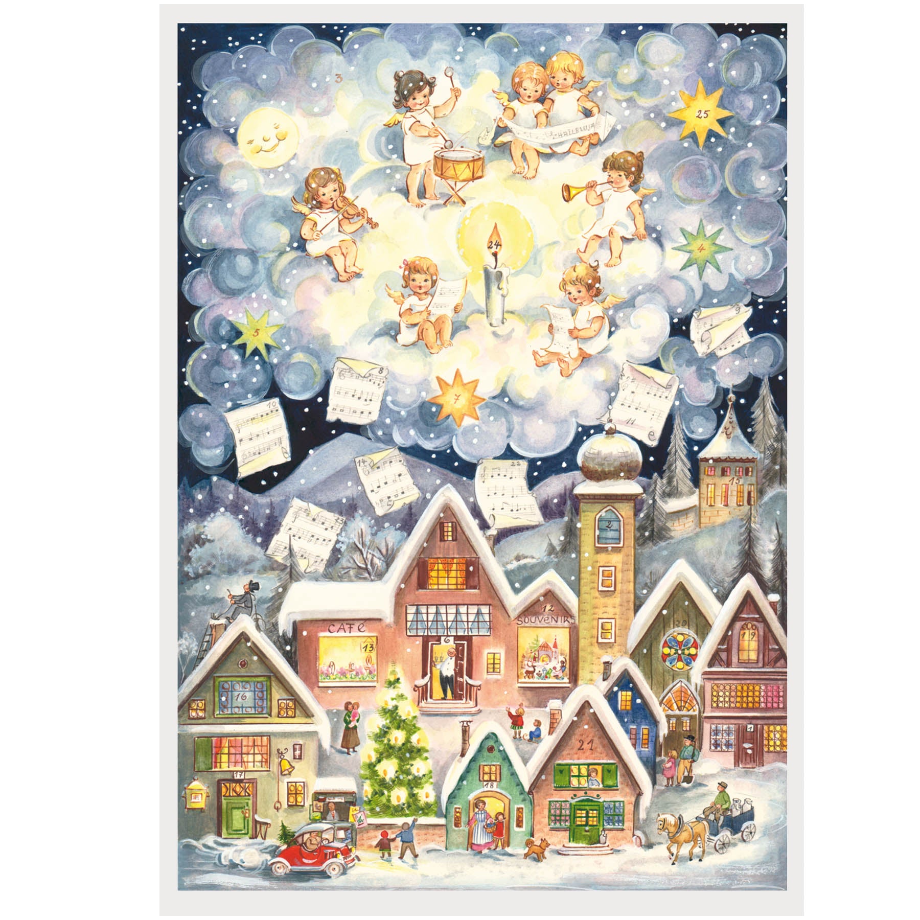 A4 Adventskalender Engelskonzert