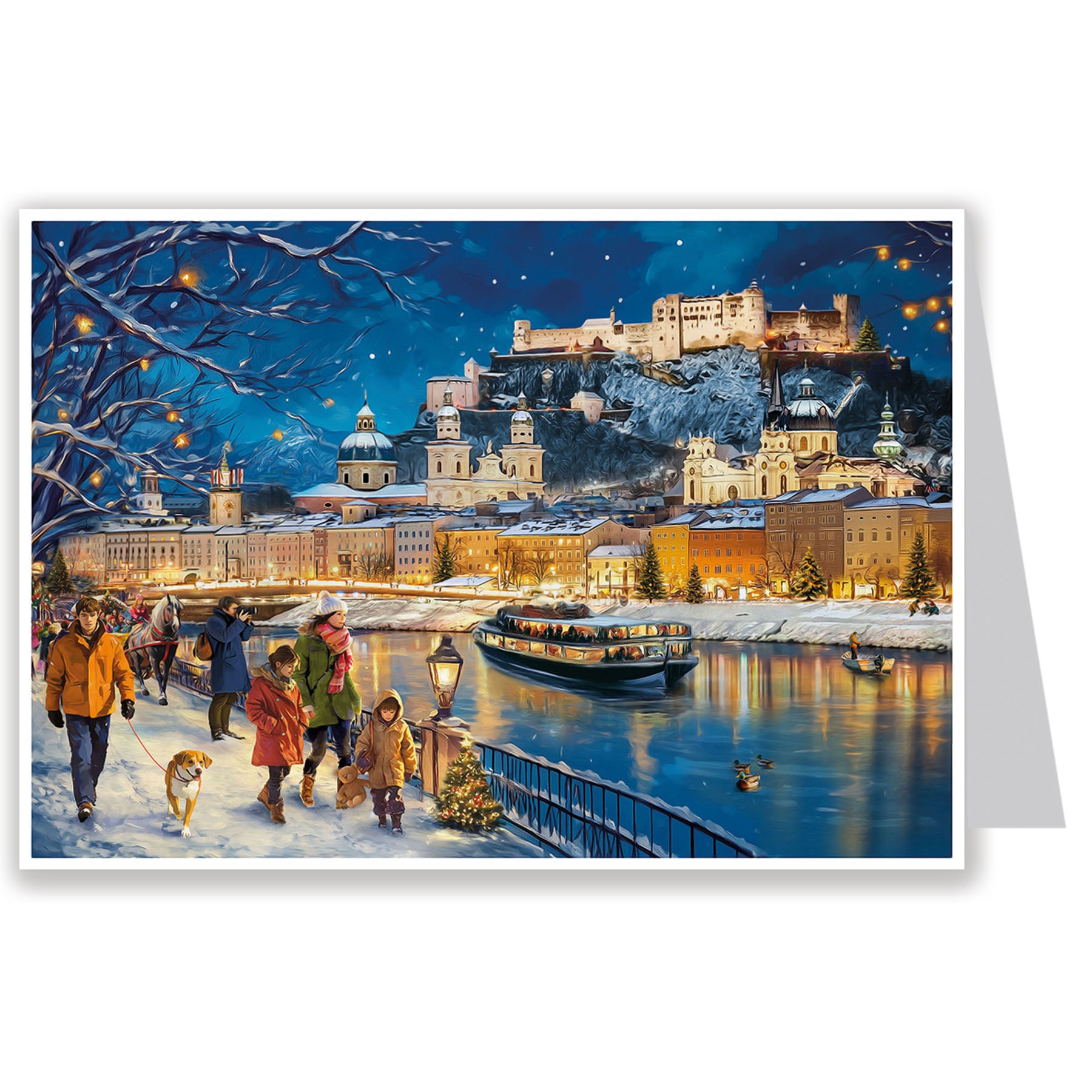 Postkarten-Adventskalender Salzburg