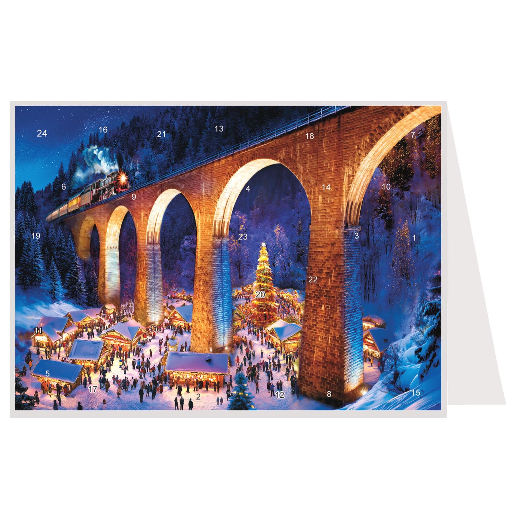 Mini-Adventskalender "Budenzauber unterm Eisenbahnviadukt"