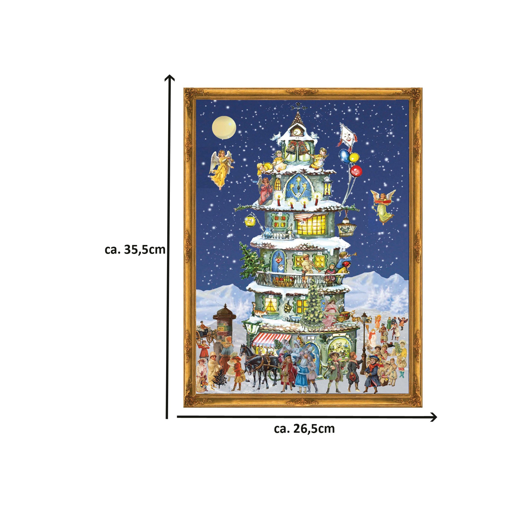 Advent calendar "Christmas tower"