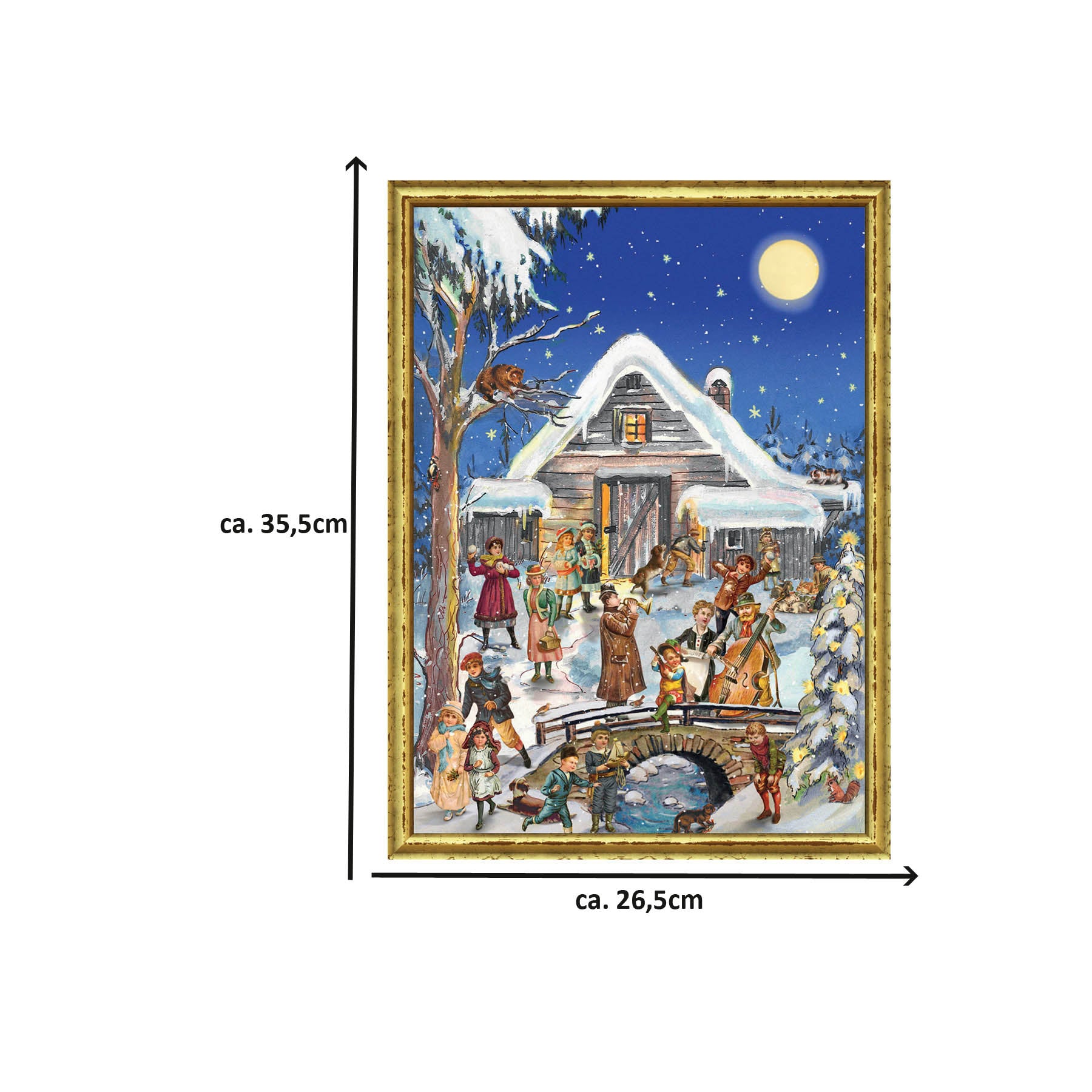 Größe des Adventskalender 70113