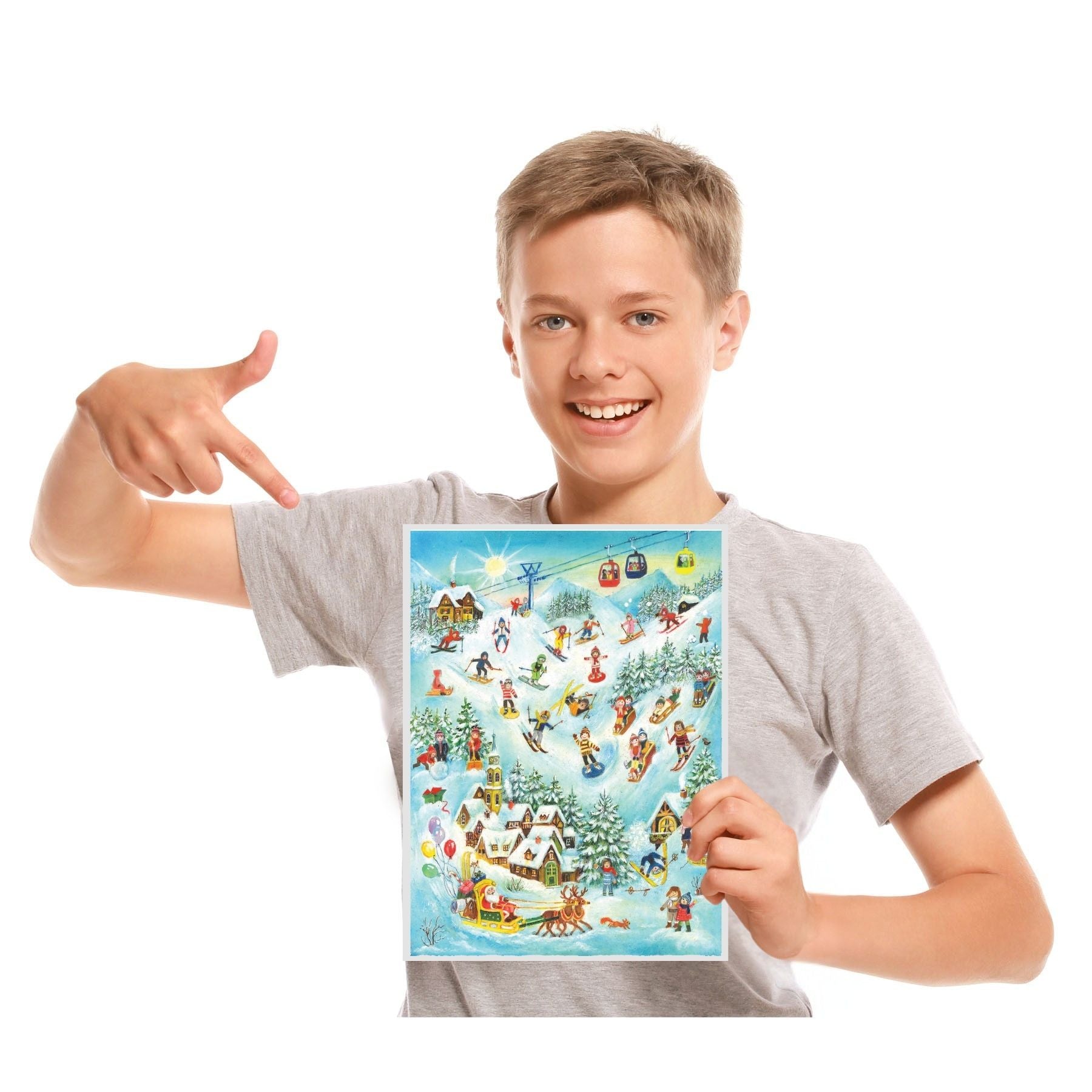 Adventskalender "Ski-Spaß" - Junge