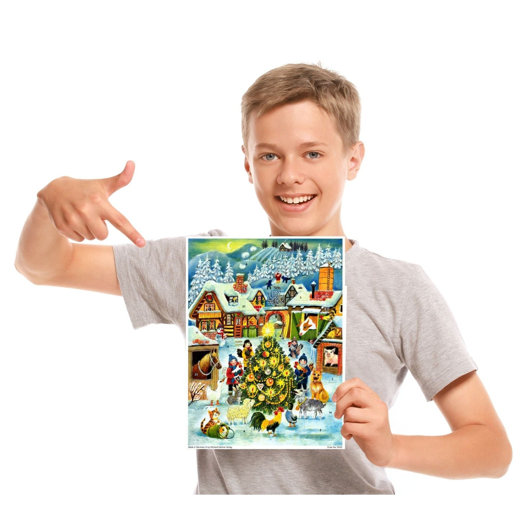 Advent calendar "Christmas on the farm"