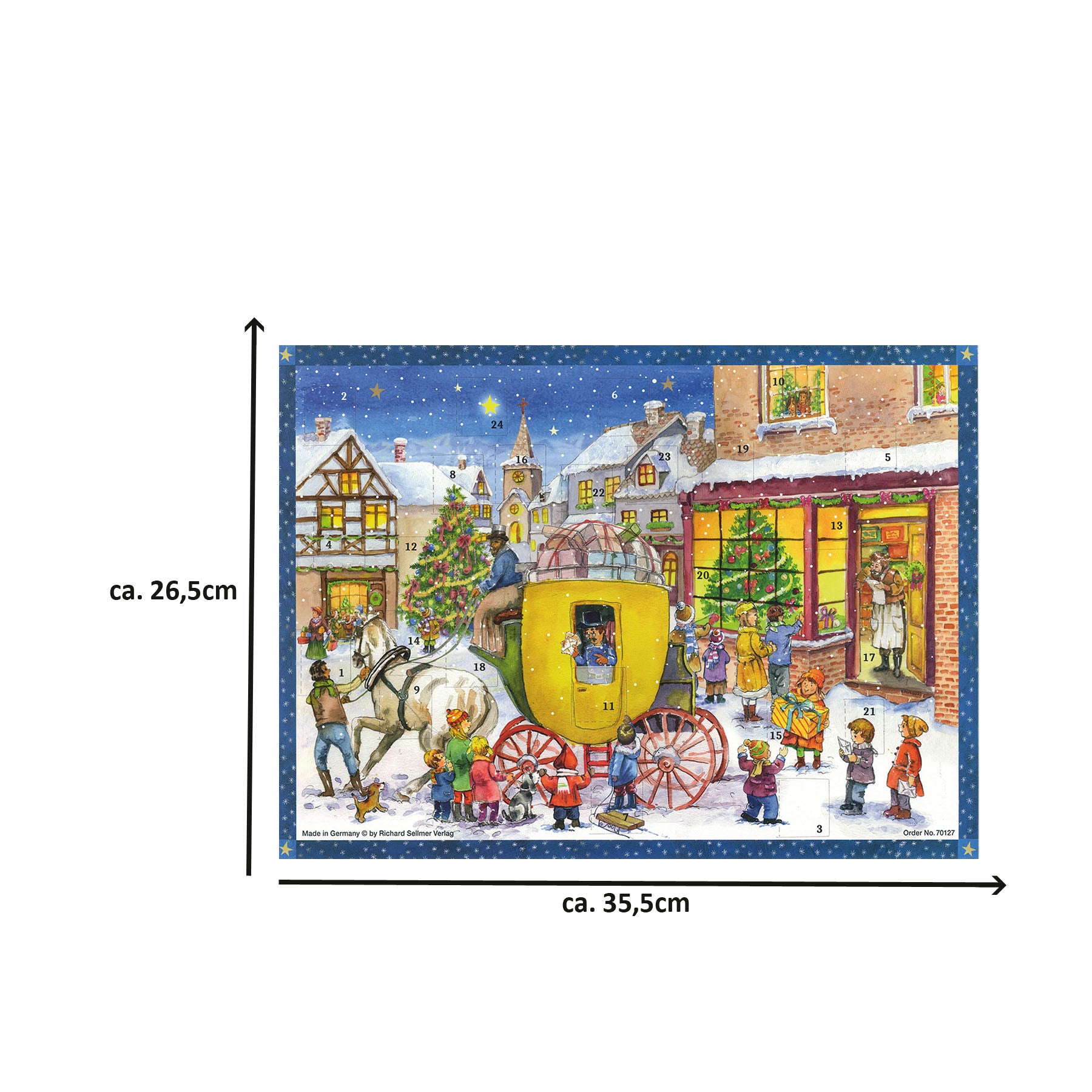 Advent calendar "The Stagecoach is Coming"