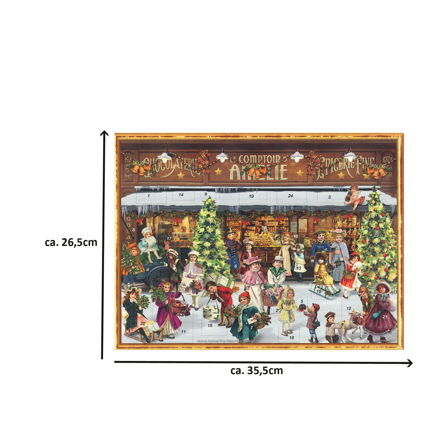 Advent calendar "Victorian Shop"