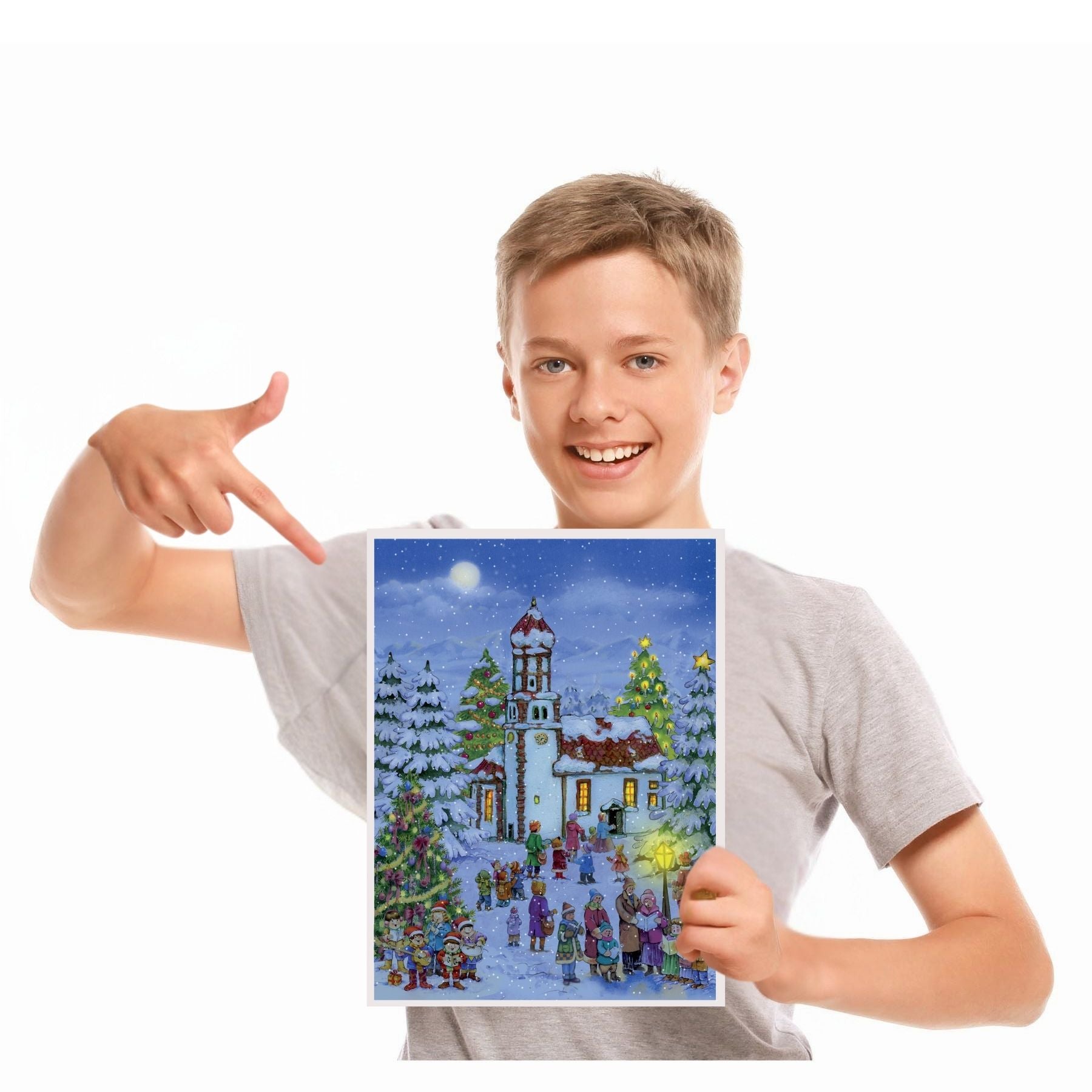 Advent calendar "Christmas chapel"