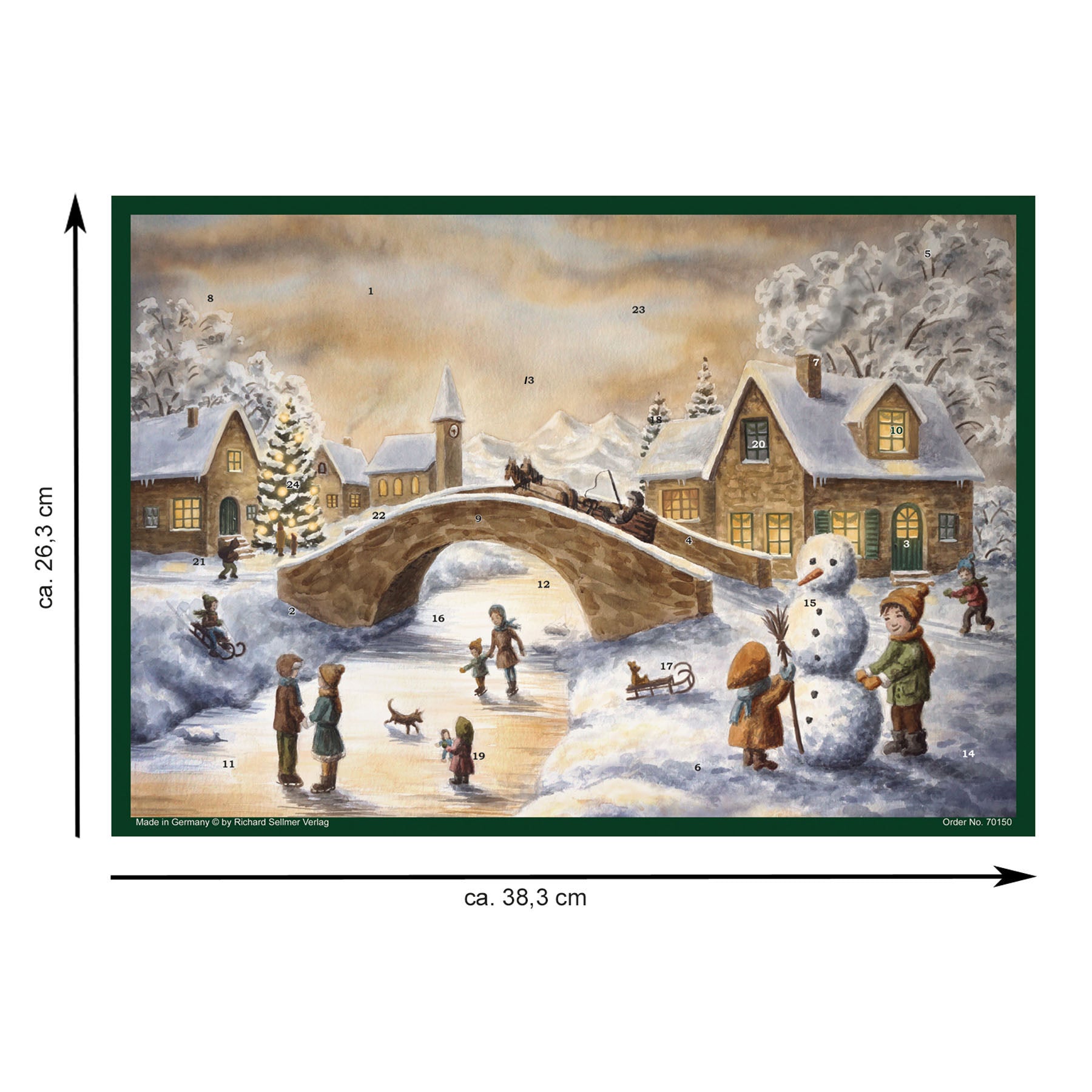 Advent calendar "At the Bridge"