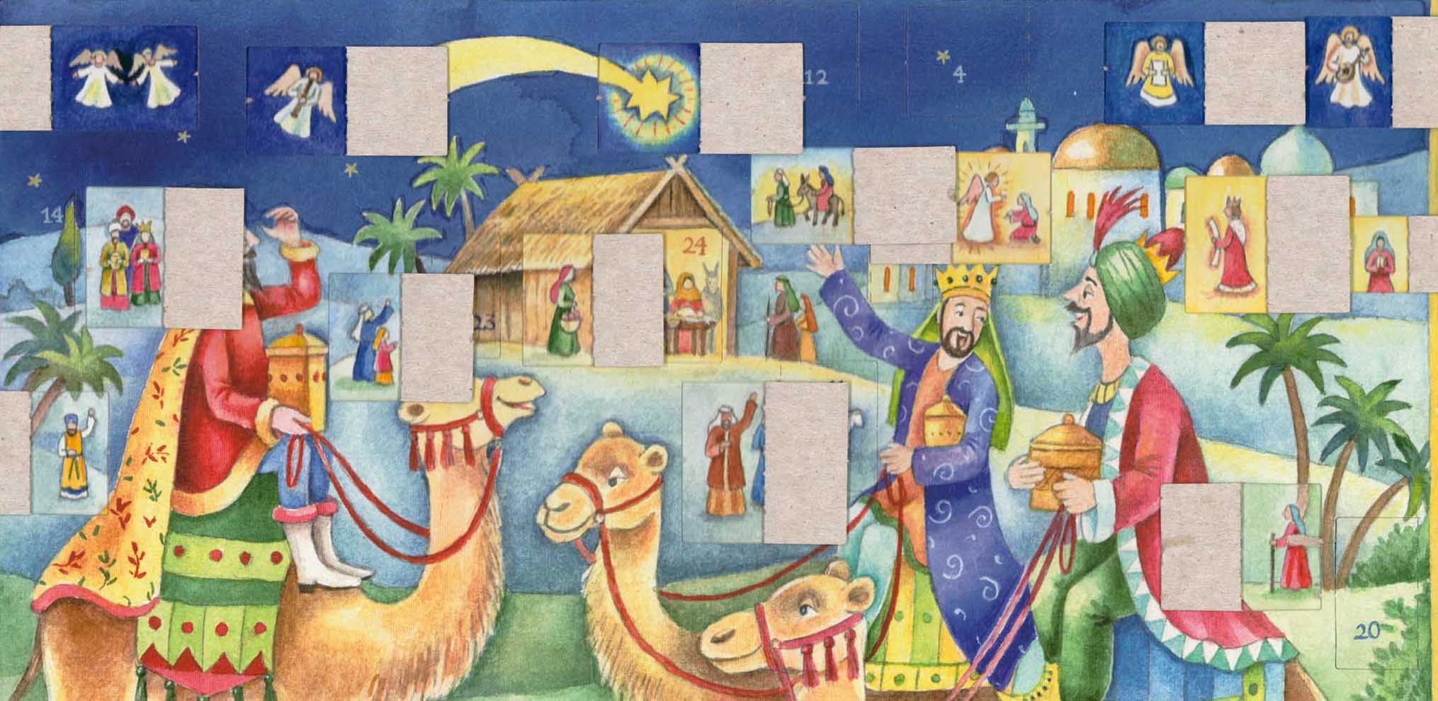 Adventskalender 70153 nachher Ausschnitt