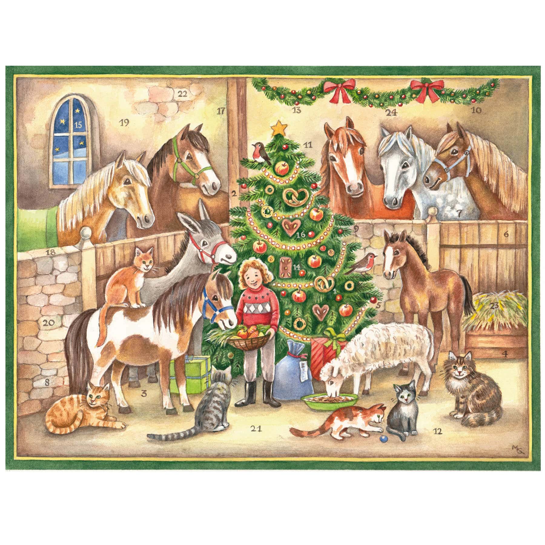 Adventskalender Im Stall