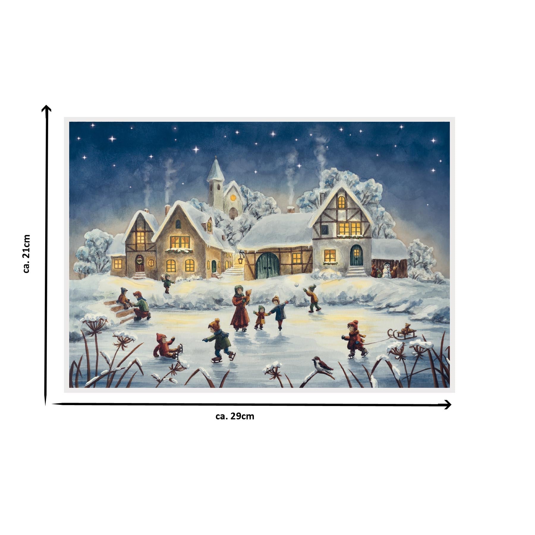 Advent calendar "Ice Skating Joys"