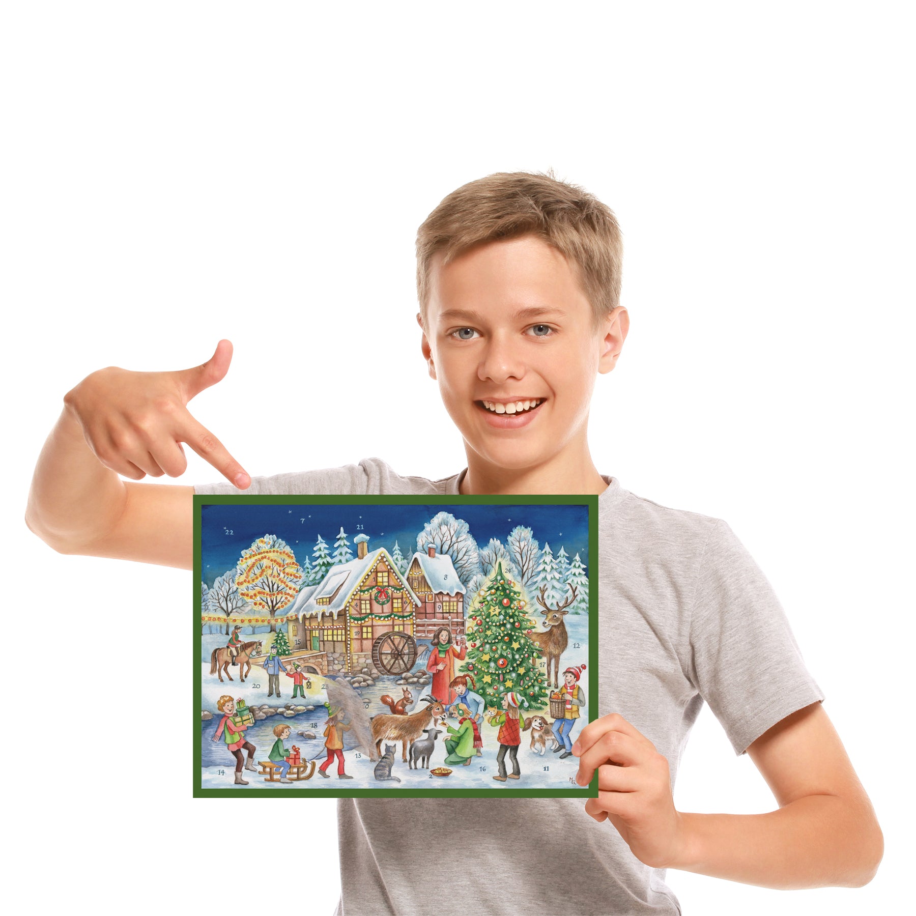 Advent calendar "Christmas Mill House"