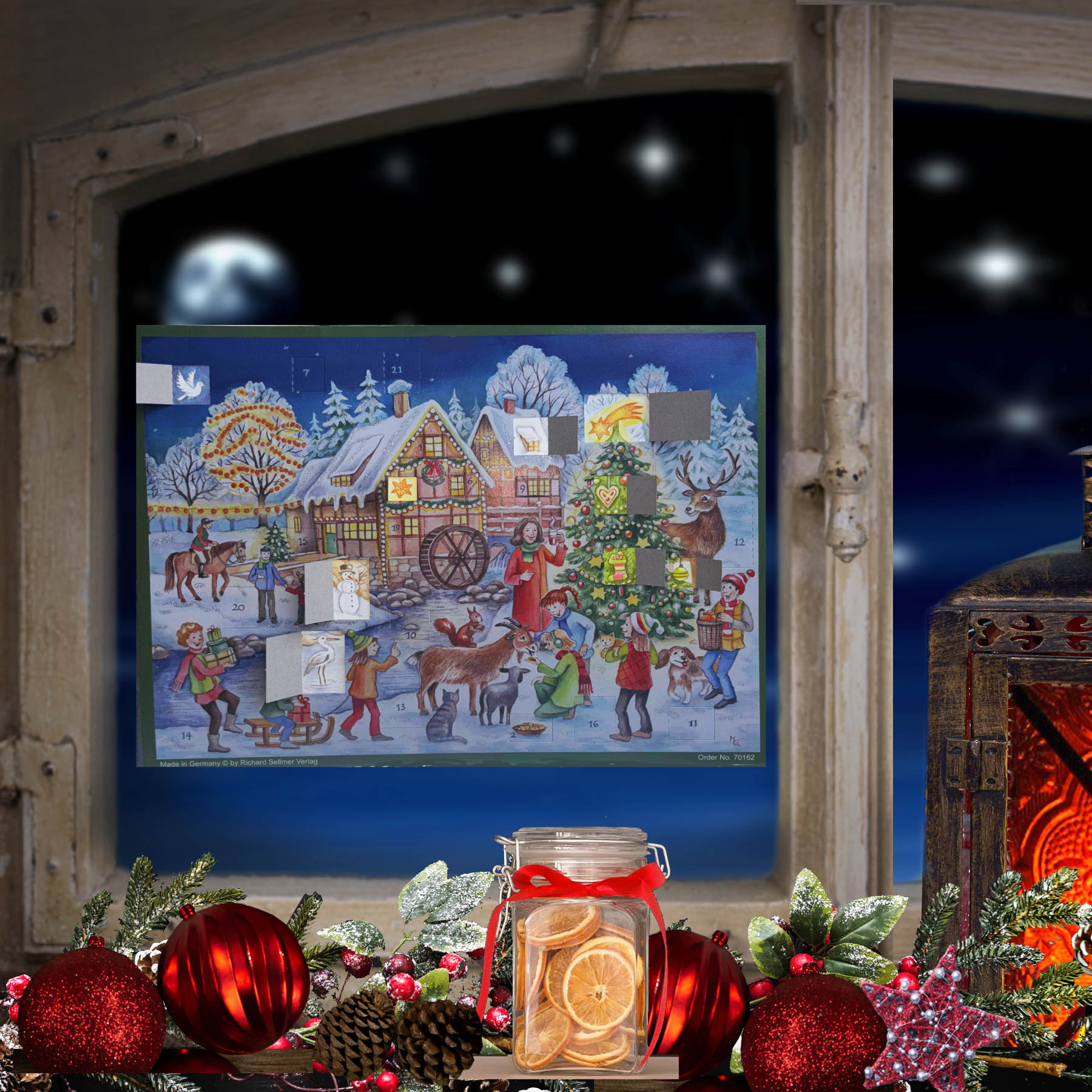 Advent calendar "Christmas Mill House"