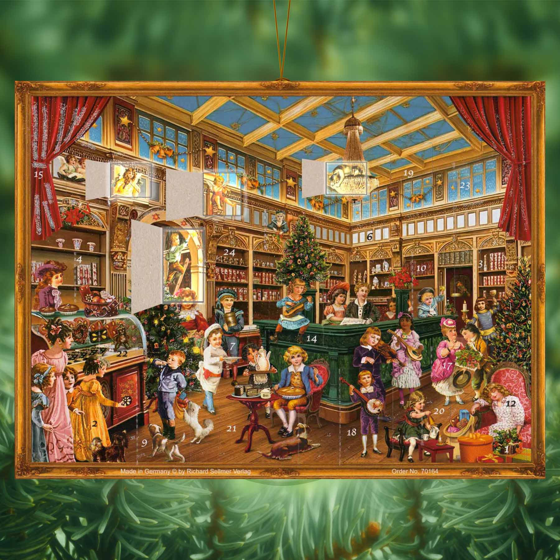 Advent Calendar "Victorian Toy Shop" - NEW