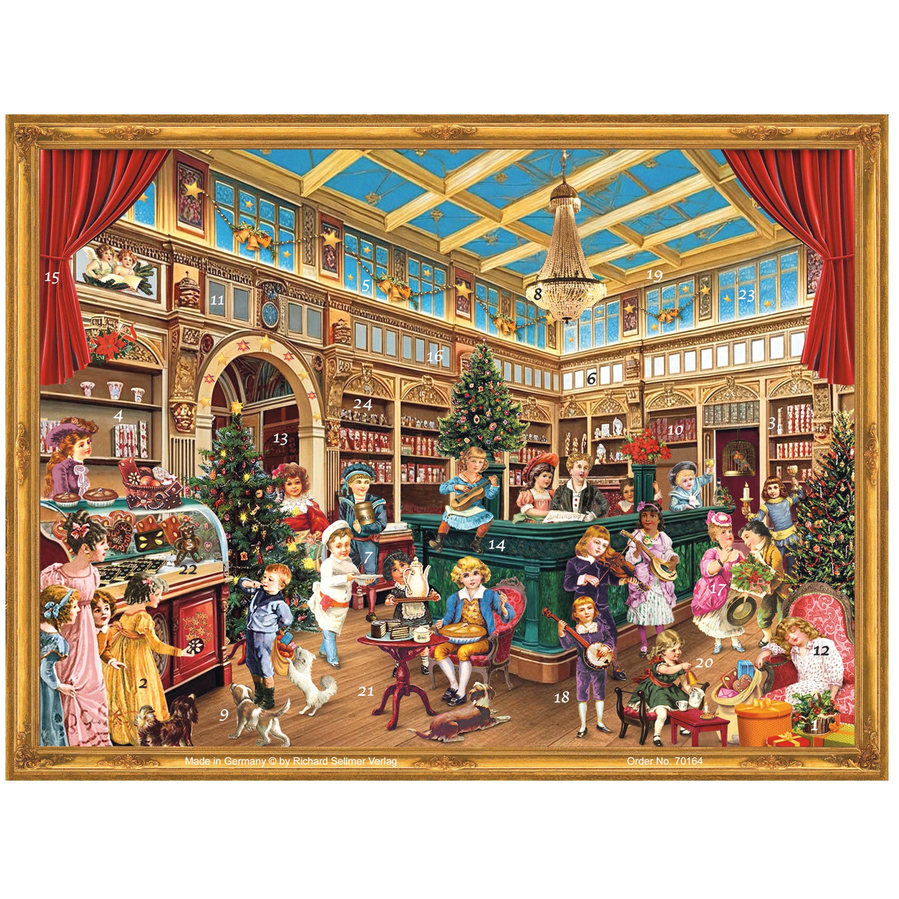 Adventskalender "Viktorianischer Kaufladen"