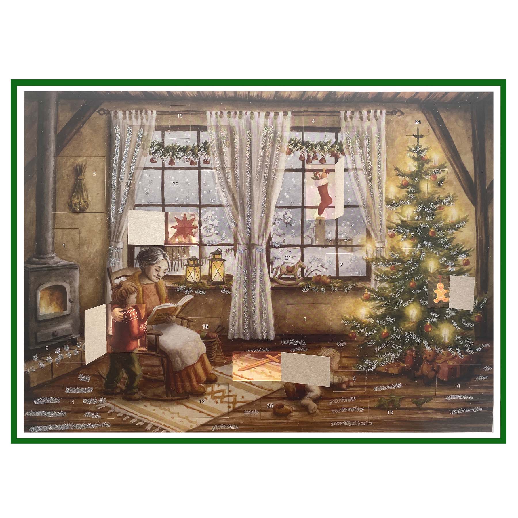 Adventskalender "Die Großmutter in der guten alten Stube" NEU