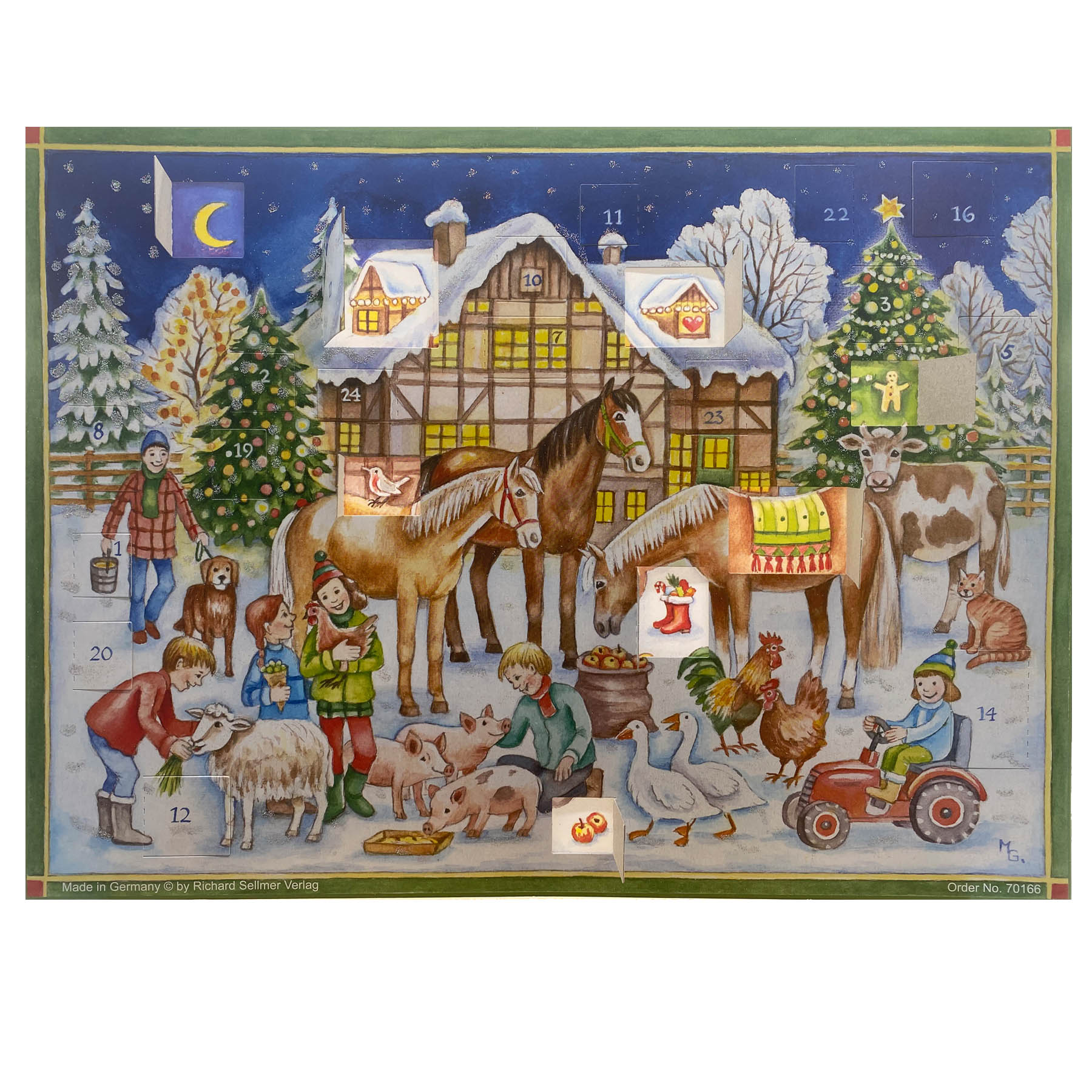 Adventskalender "Weihnachten mit den Tieren" - NEU