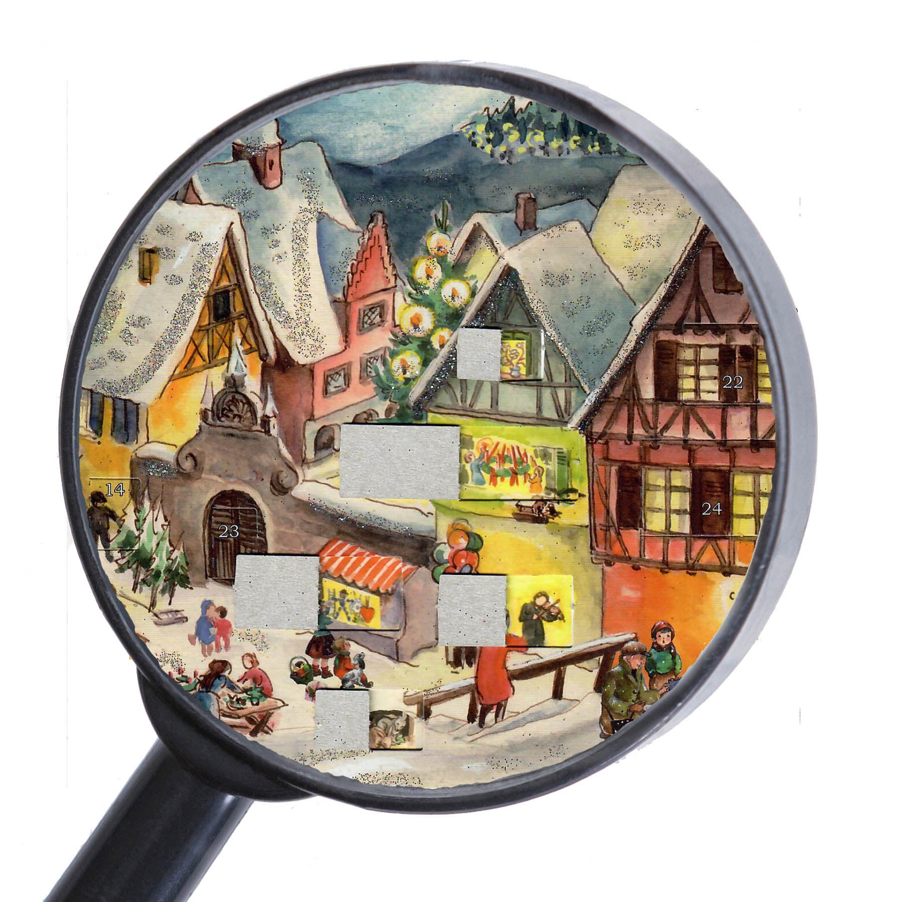 Advent calendar "Snowy Village"