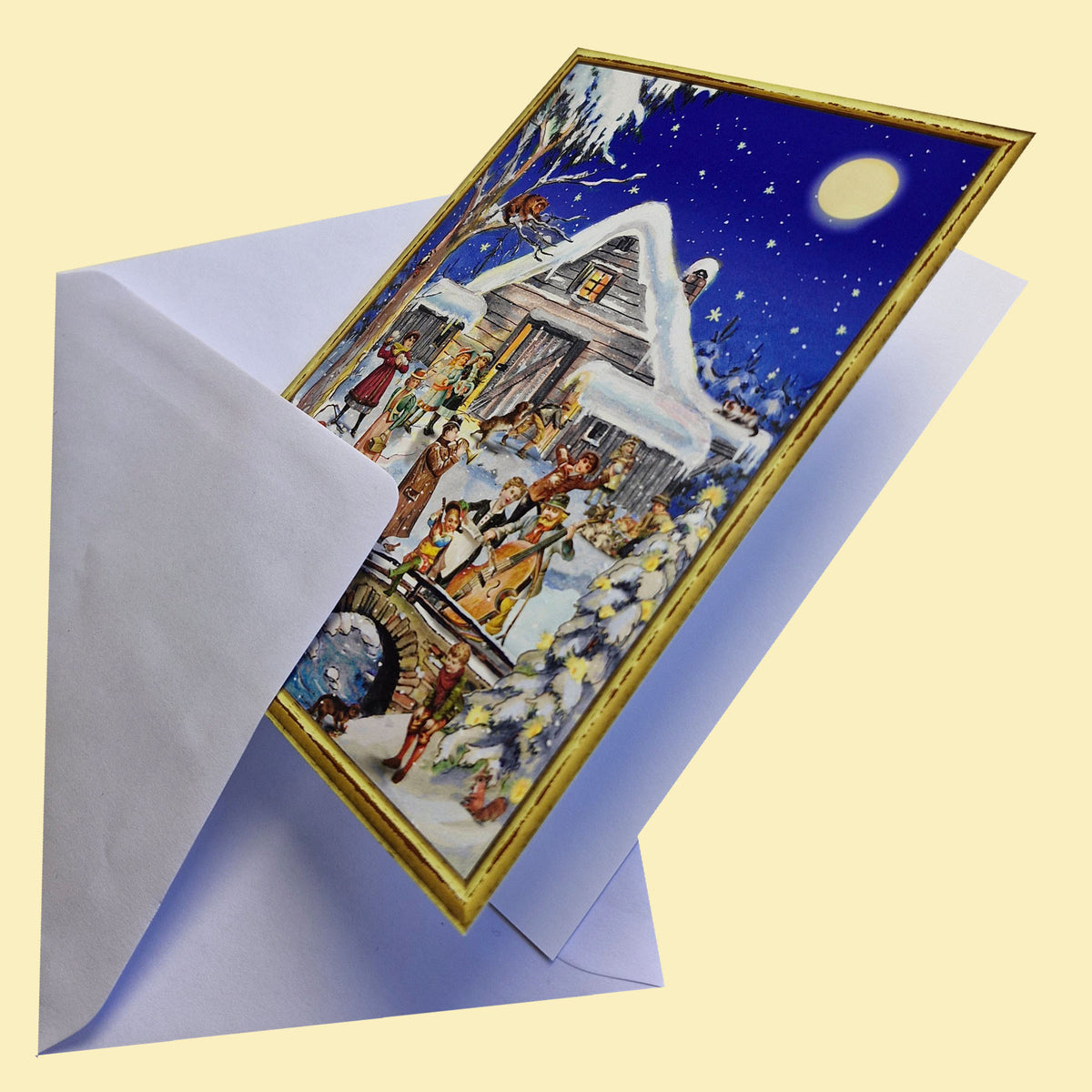 Christmas card “Christmas Musicians”
