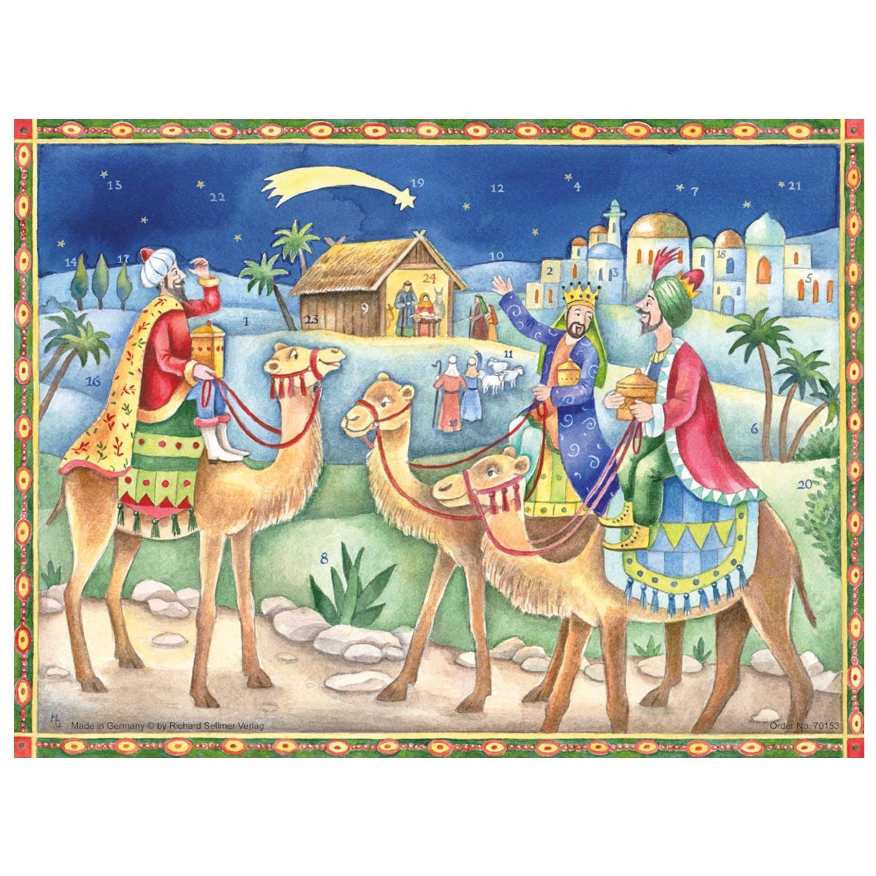 Adventskalender "Heilige Drei Könige bringen Gaben" - Sellmer Adventskalender