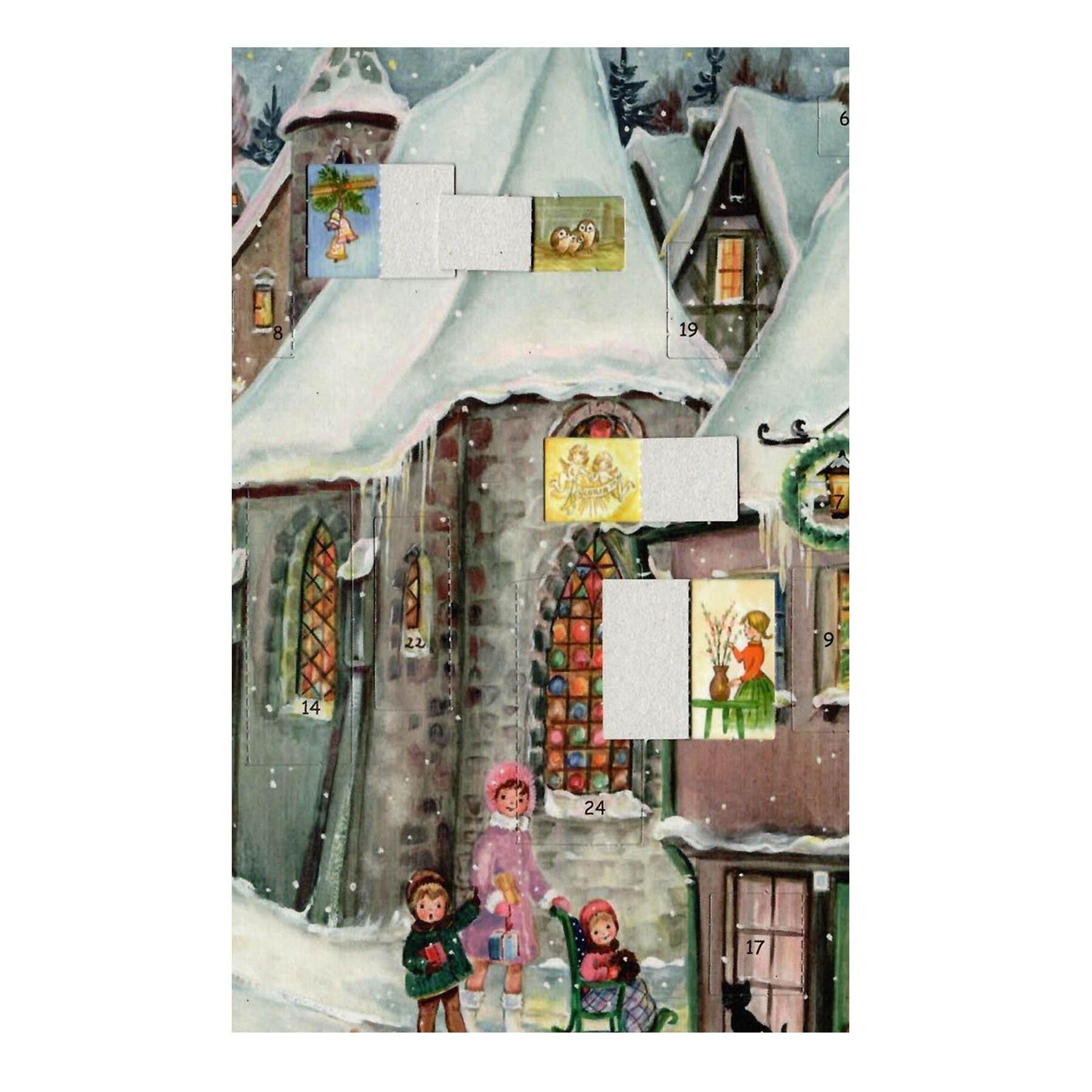 Adventskalender A4 "Rodelfreuden" - Sellmer Adventskalender