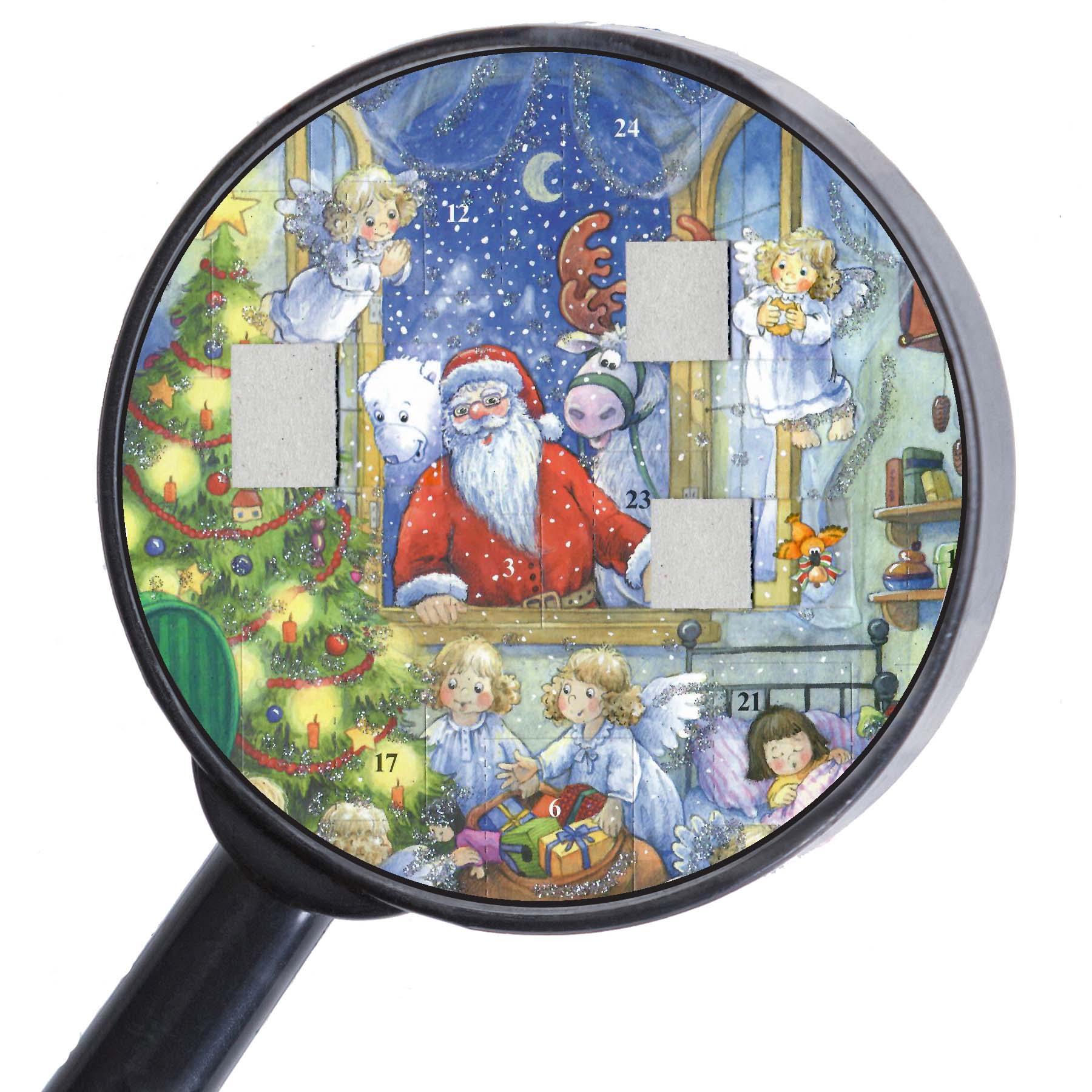 Adventskalender A4 "Weihnachtsträume" - Sellmer Adventskalender - Lupe