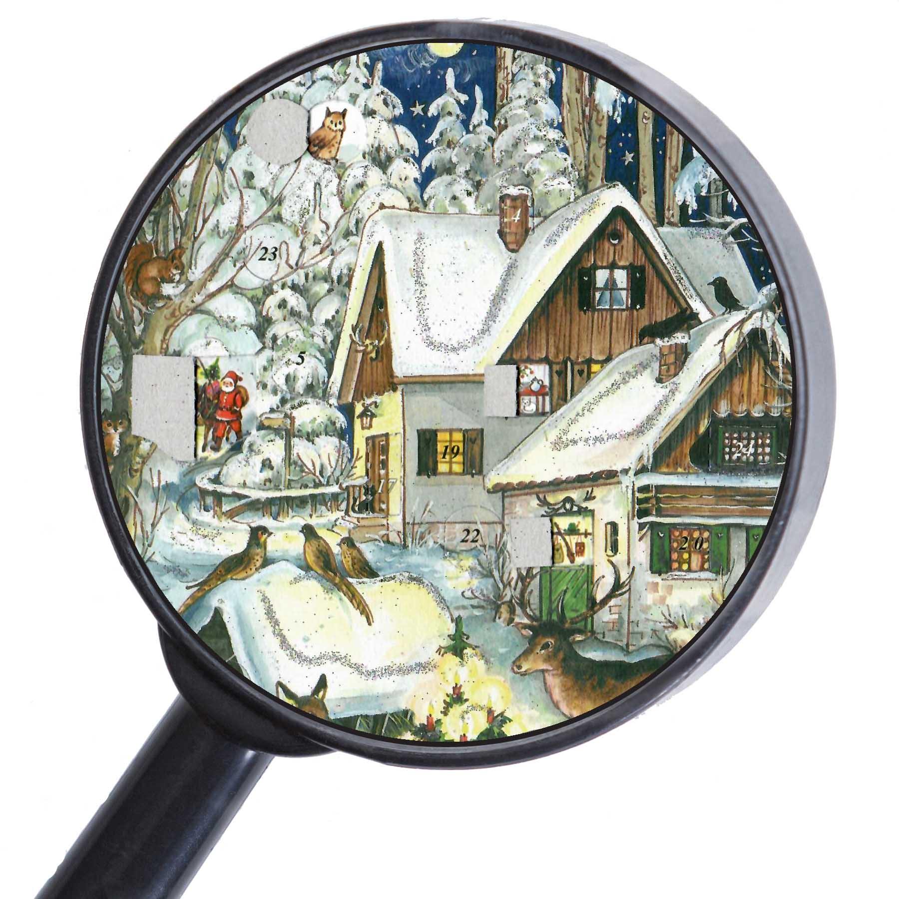 Adventskalender A4 "Winter bei den Tieren" - Sellmer Adventskalender