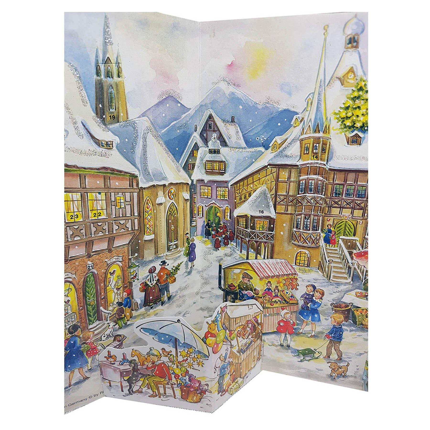 Adventskalender "Altstadtszene" - Sellmer Adventskalender