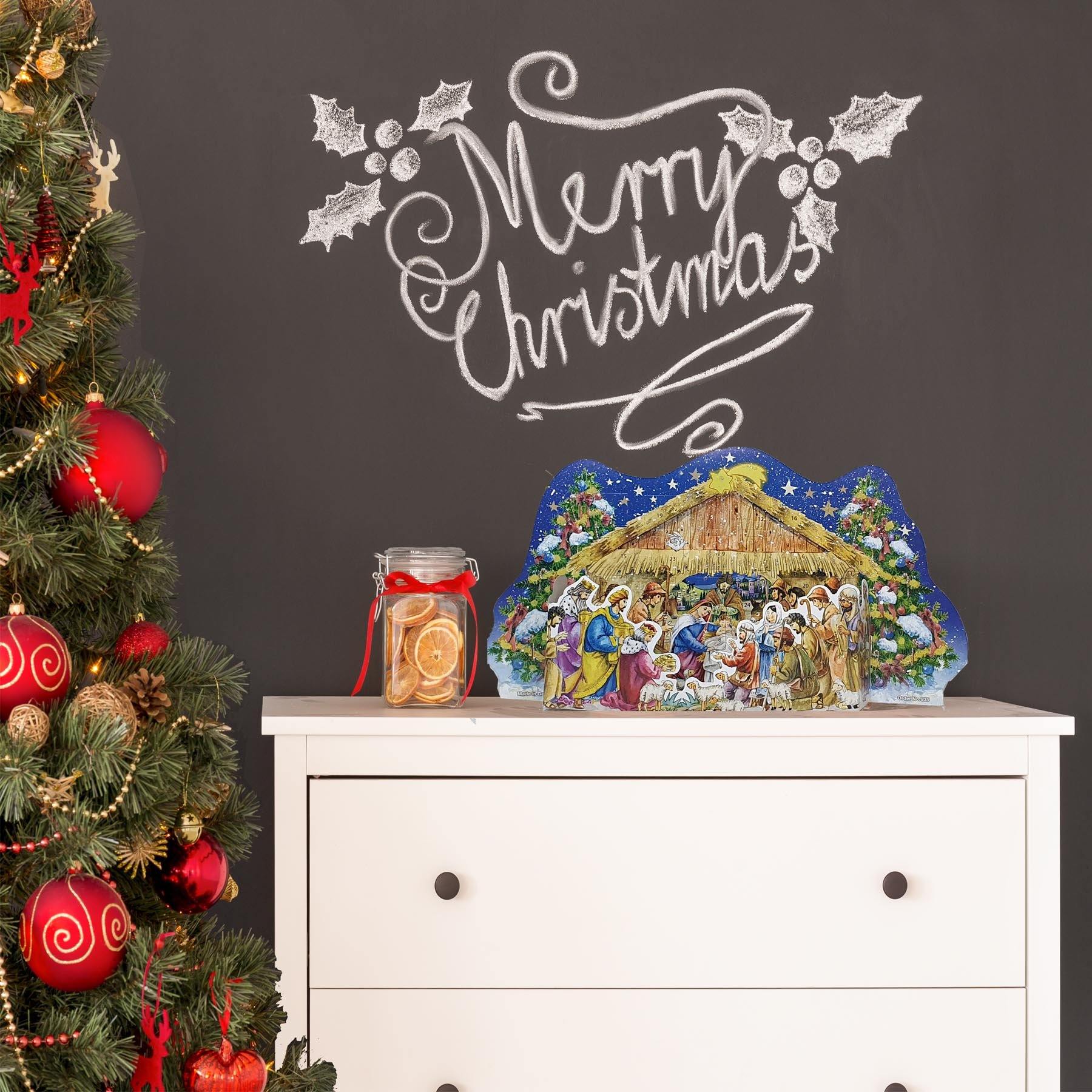 Adventskalender "Bei der Weihnachtskrippe" - Sellmer Adventskalender