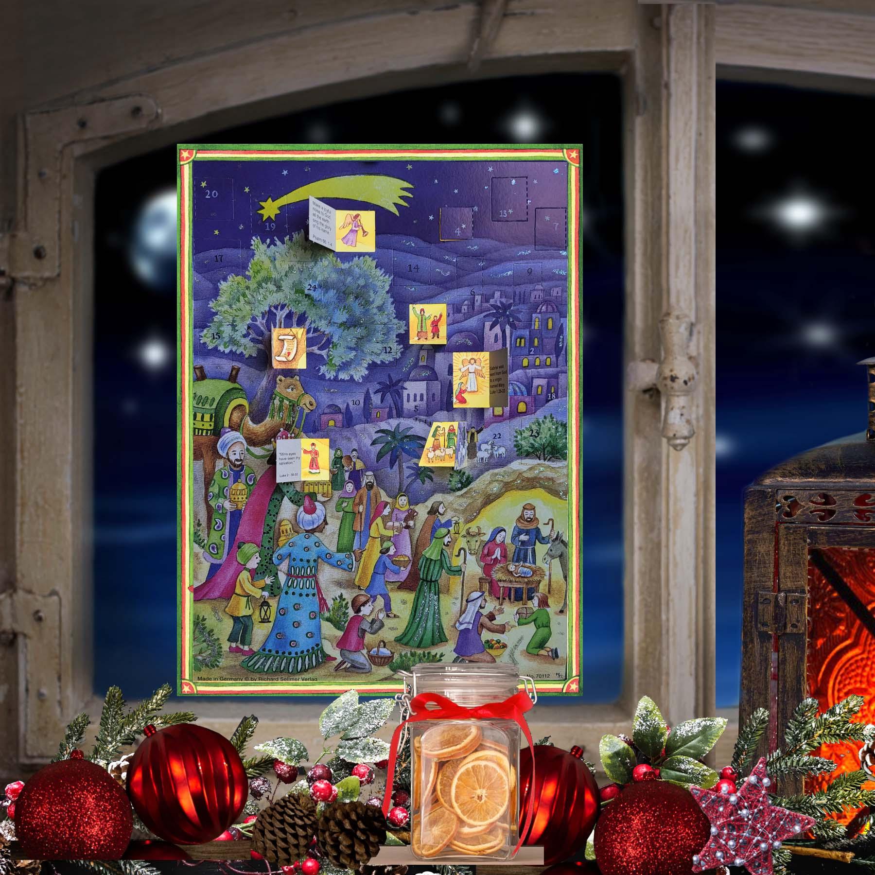 Adventskalender "Besuch an der Krippe" - Sellmer Adventskalender