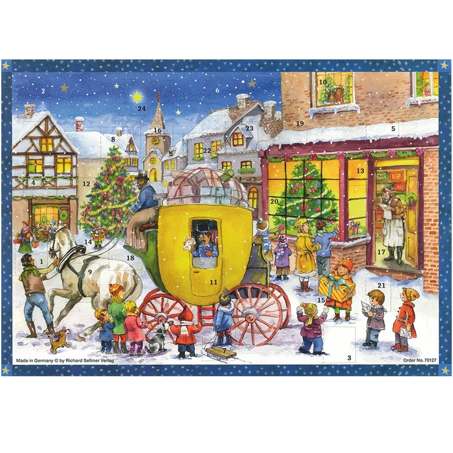 Adventskalender "Die Postkutsche kommt" - Sellmer Adventskalender