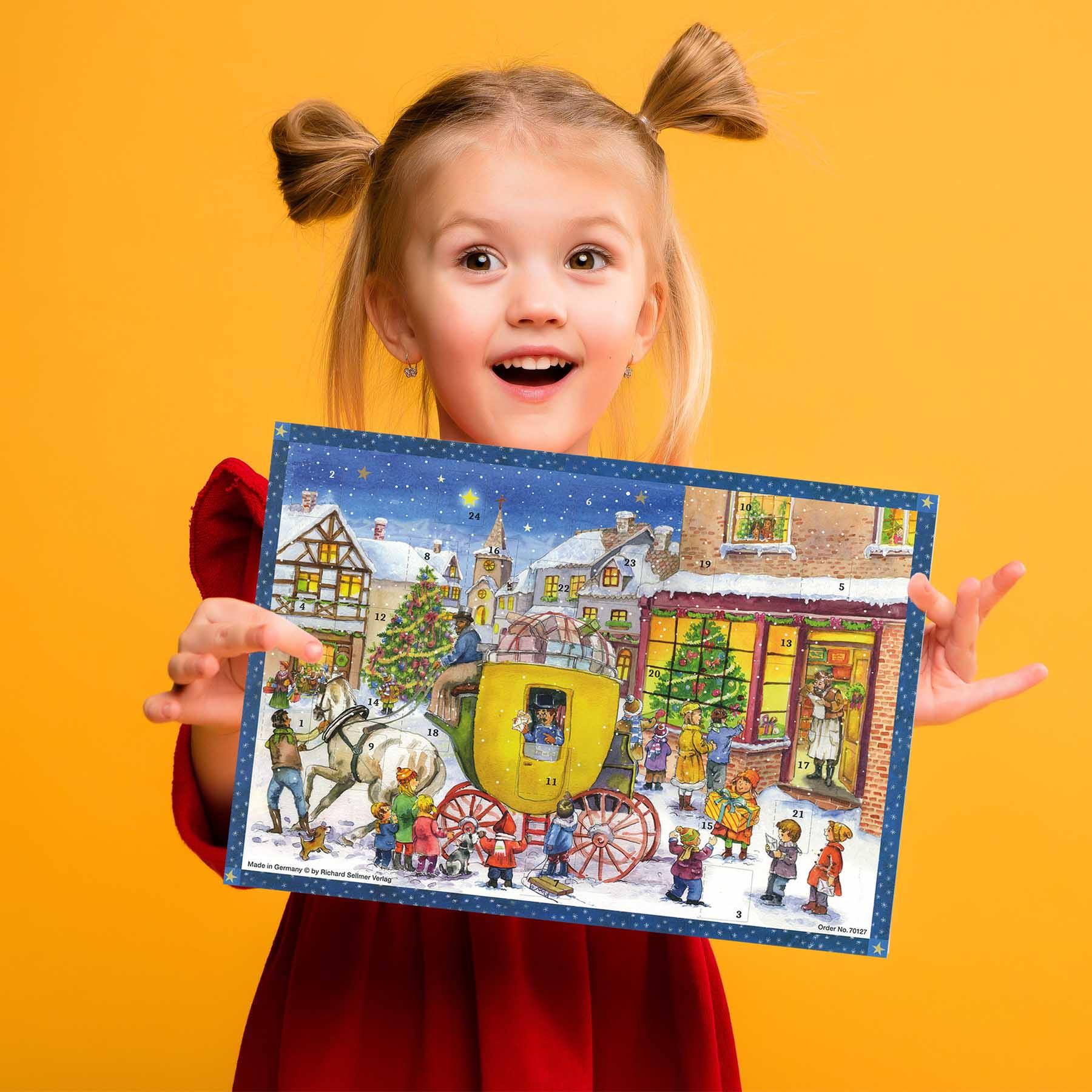 Adventskalender "Die Postkutsche kommt" - Sellmer Adventskalender