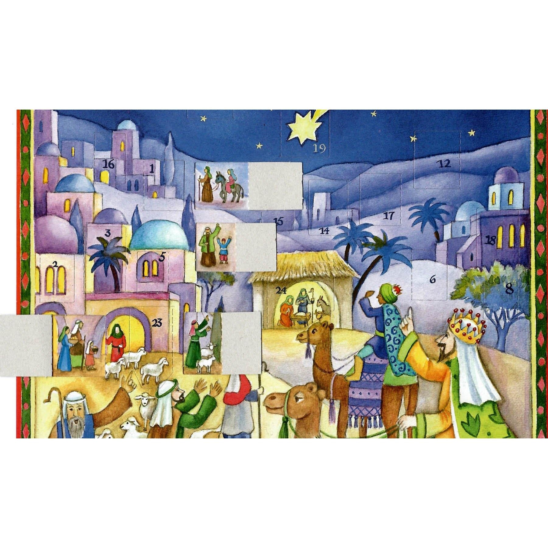Adventskalender "Drei Könige kommen zum Stall" - Sellmer Adventskalender