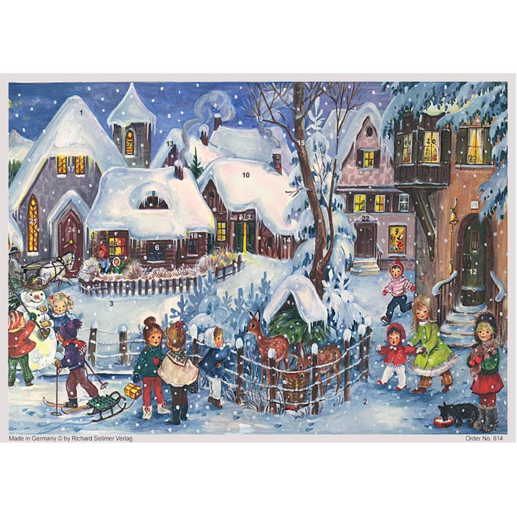 Adventskalender "Es schneit" - Sellmer Adventskalender