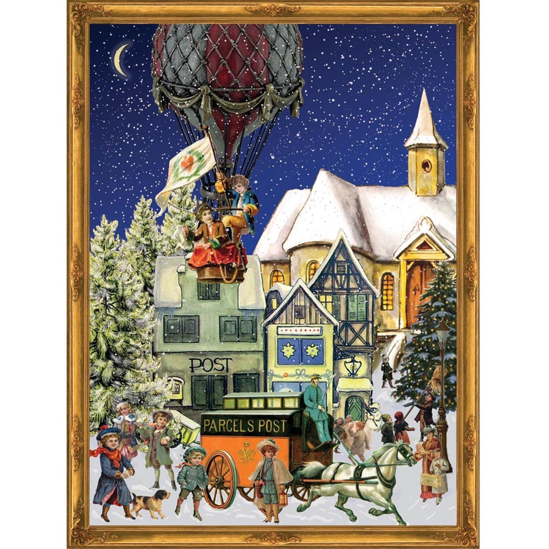 Adventskalender "Fahrt im Heißluftballon" - Sellmer Adventskalender