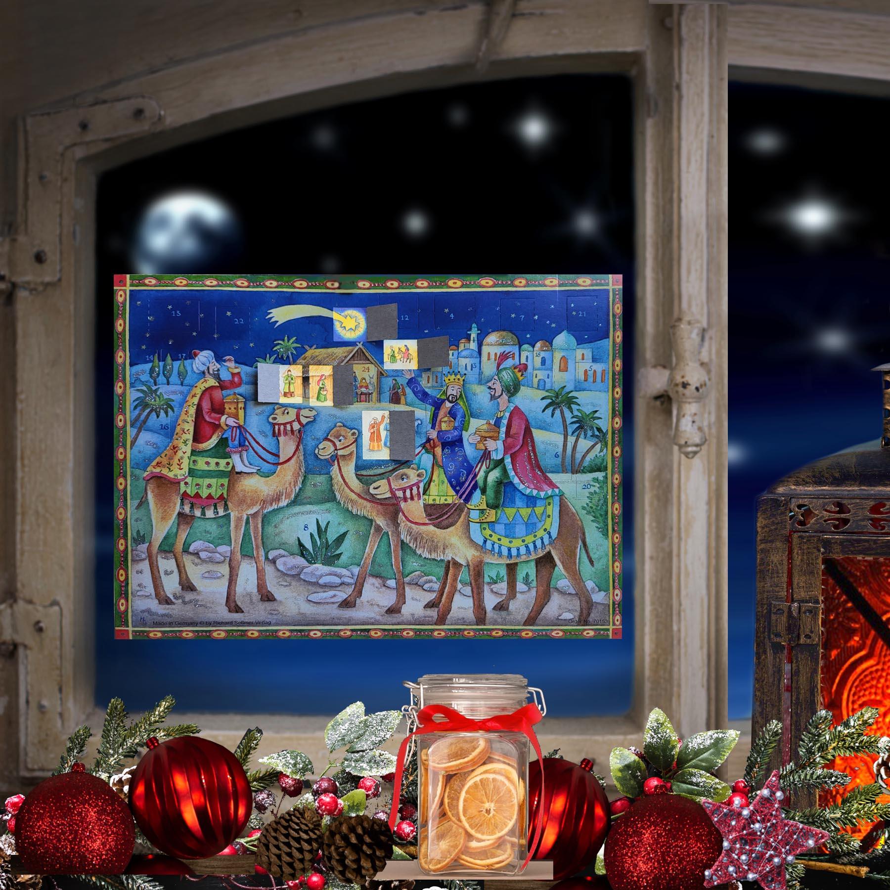 Adventskalender "Heilige Drei Könige bringen Gaben" - Sellmer Adventskalender