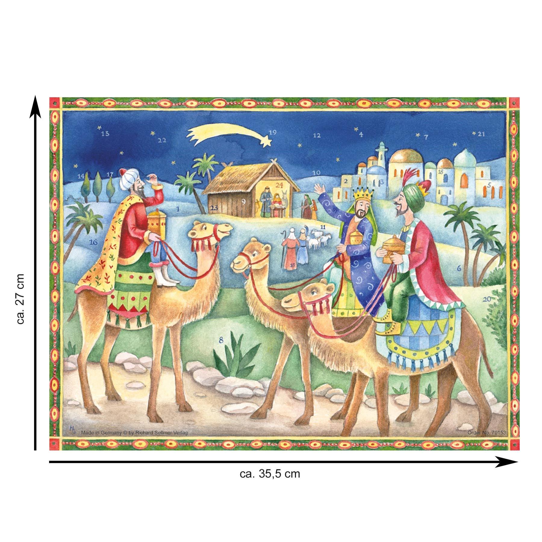 Adventskalender "Heilige Drei Könige bringen Gaben" - Sellmer Adventskalender