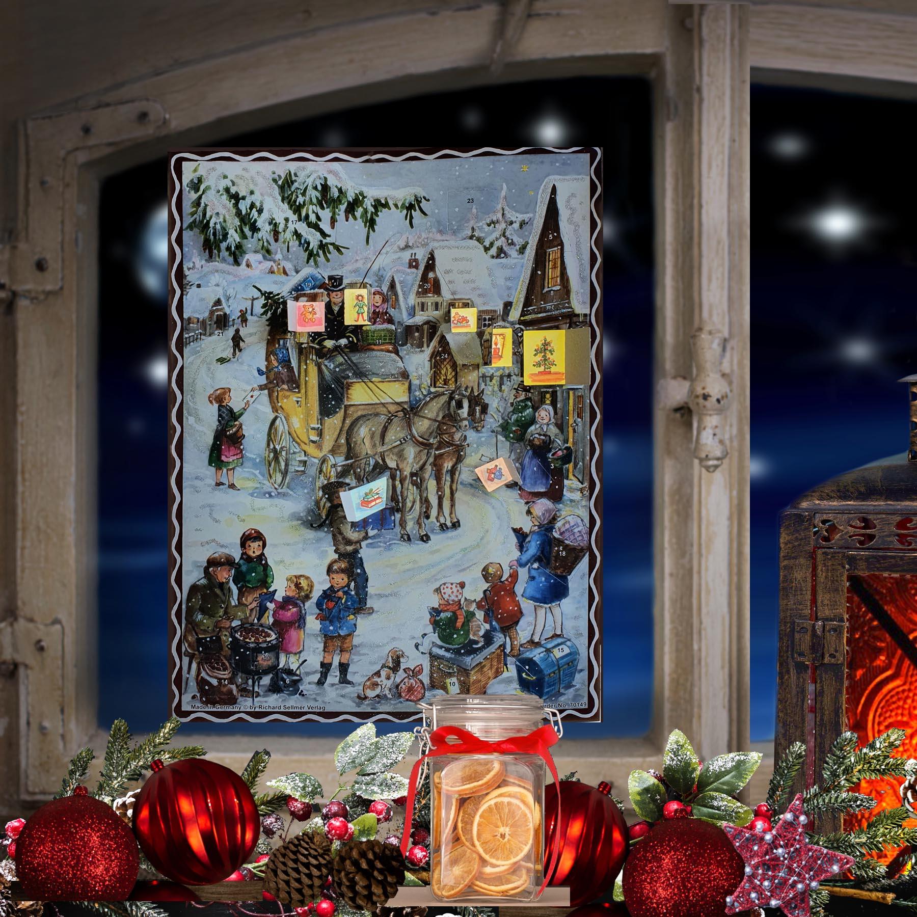 Adventskalender "Hurra, die Kutsche kommt" - Sellmer Adventskalender