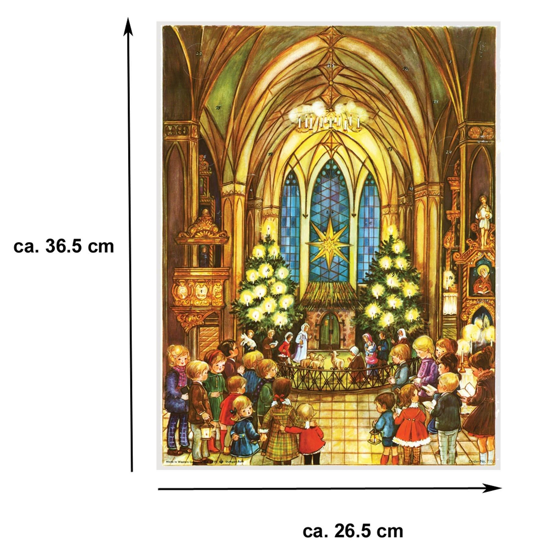 Adventskalender "In der Kirche" - Sellmer Adventskalender