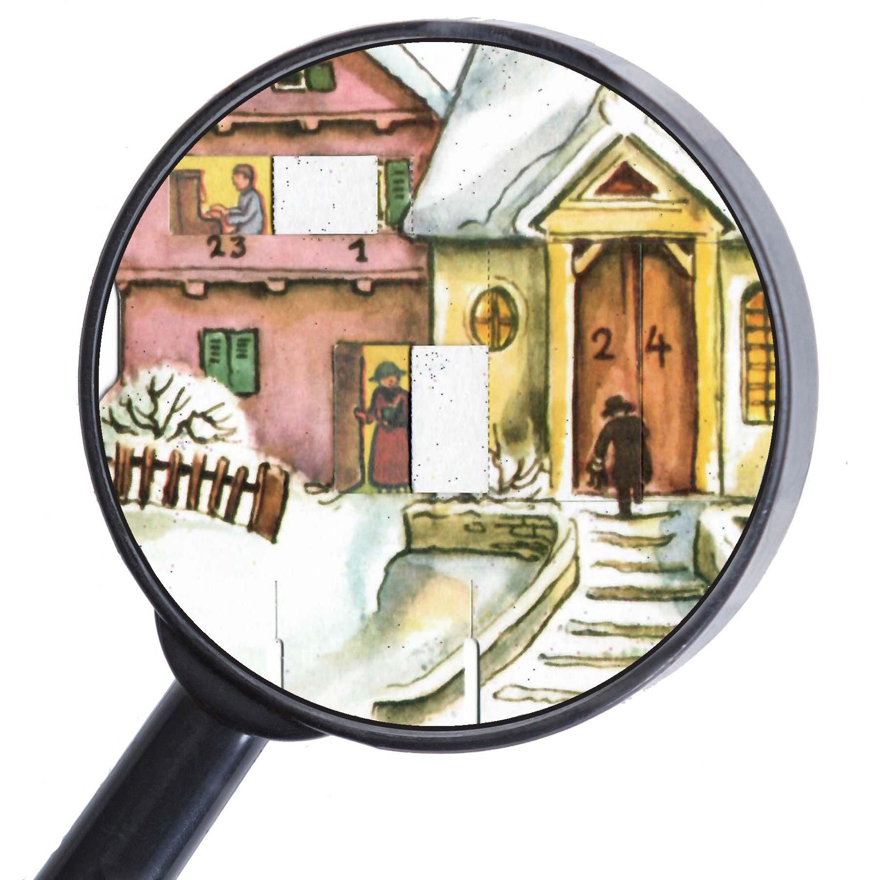 Adventskalender "Kleine Stadt im Mondschein" - Sellmer Adventskalender