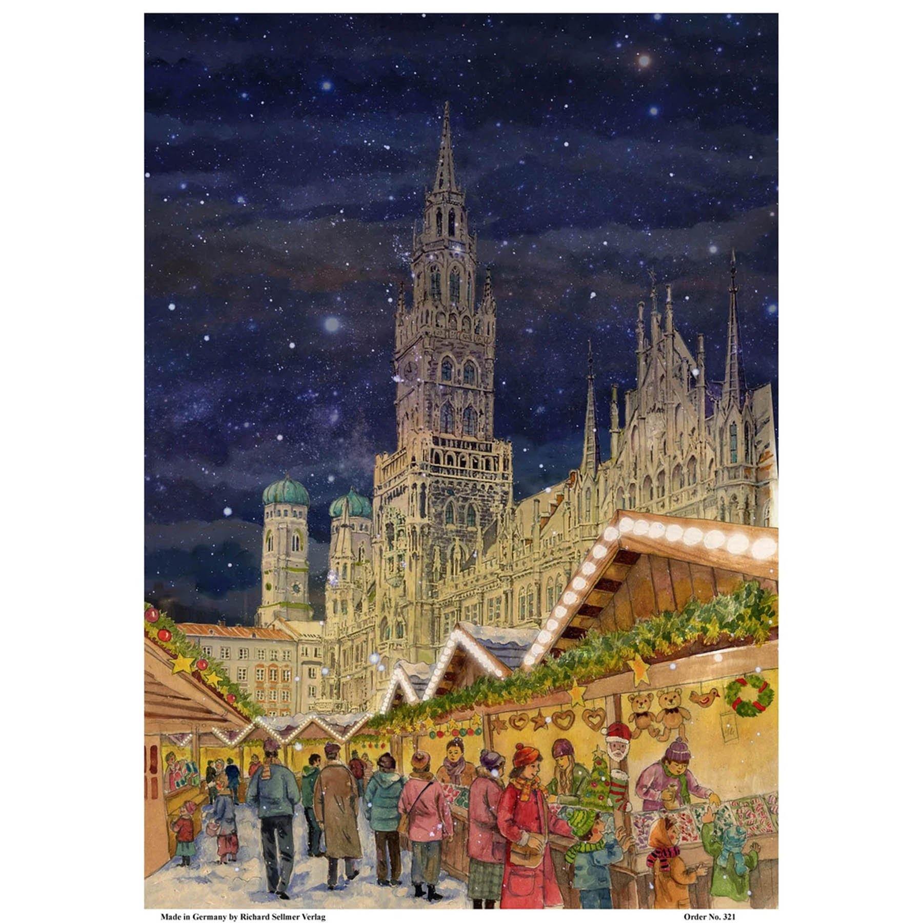 Adventskalender "München Marienplatz" - Sellmer Adventskalender