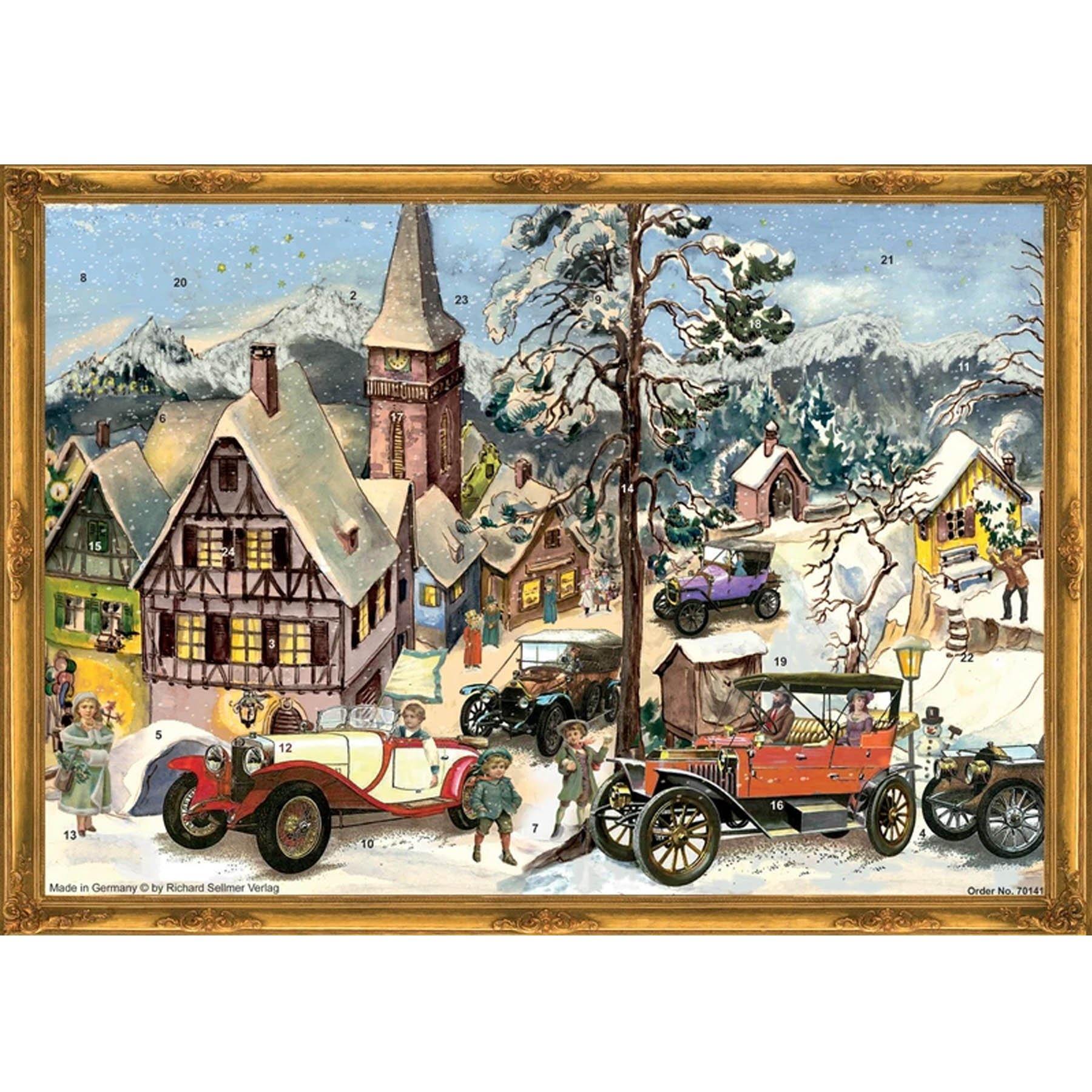 Adventskalender " Oldtimerralley" - Sellmer Adventskalender