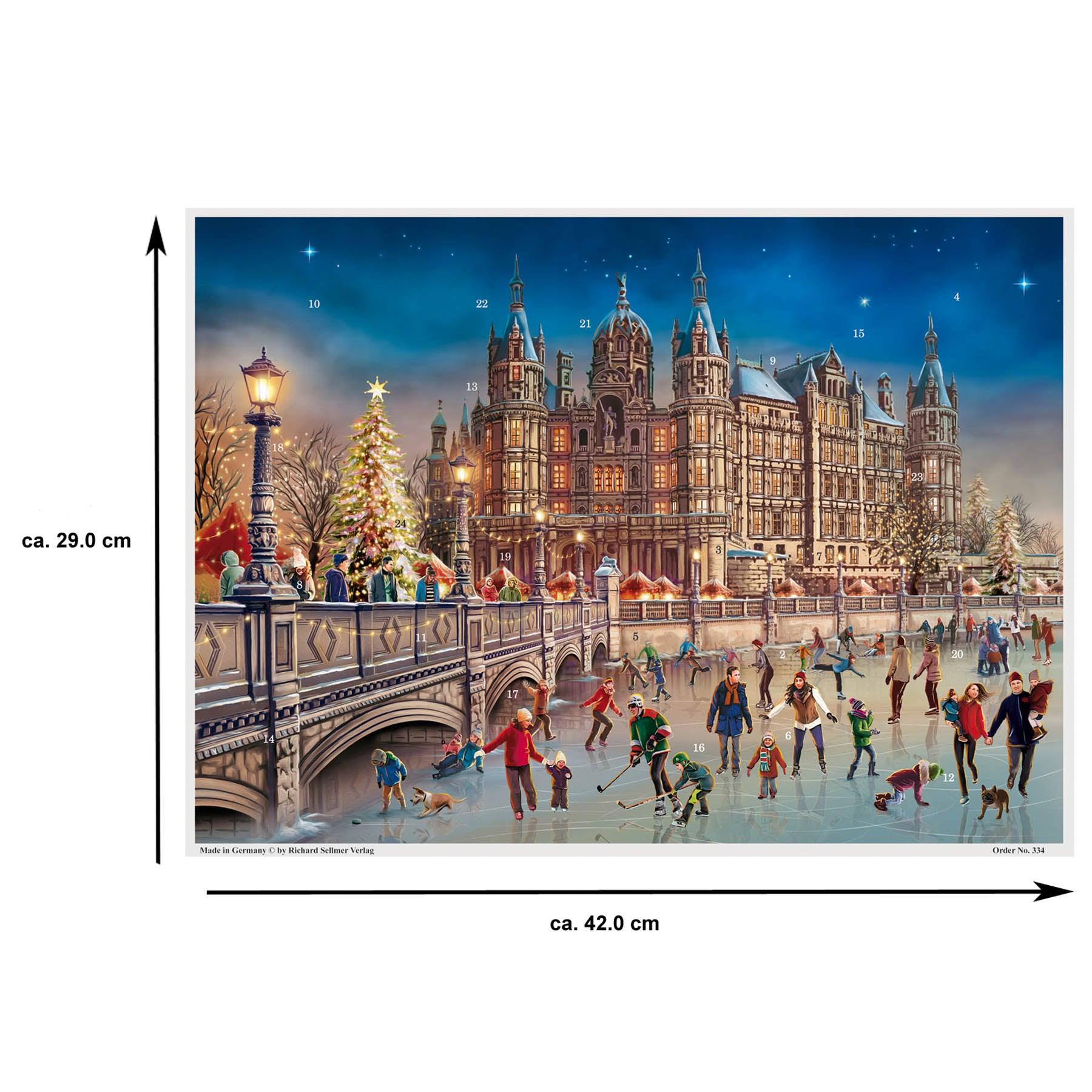 Adventskalender "Schweriner Schloß" - Sellmer Adventskalender