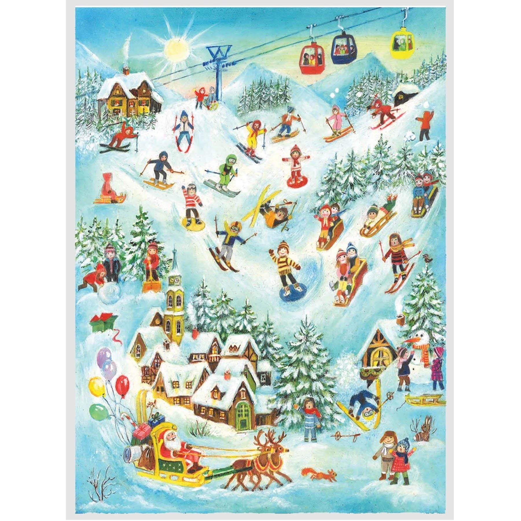 Adventskalender "Ski-Spaß" - Sellmer Adventskalender