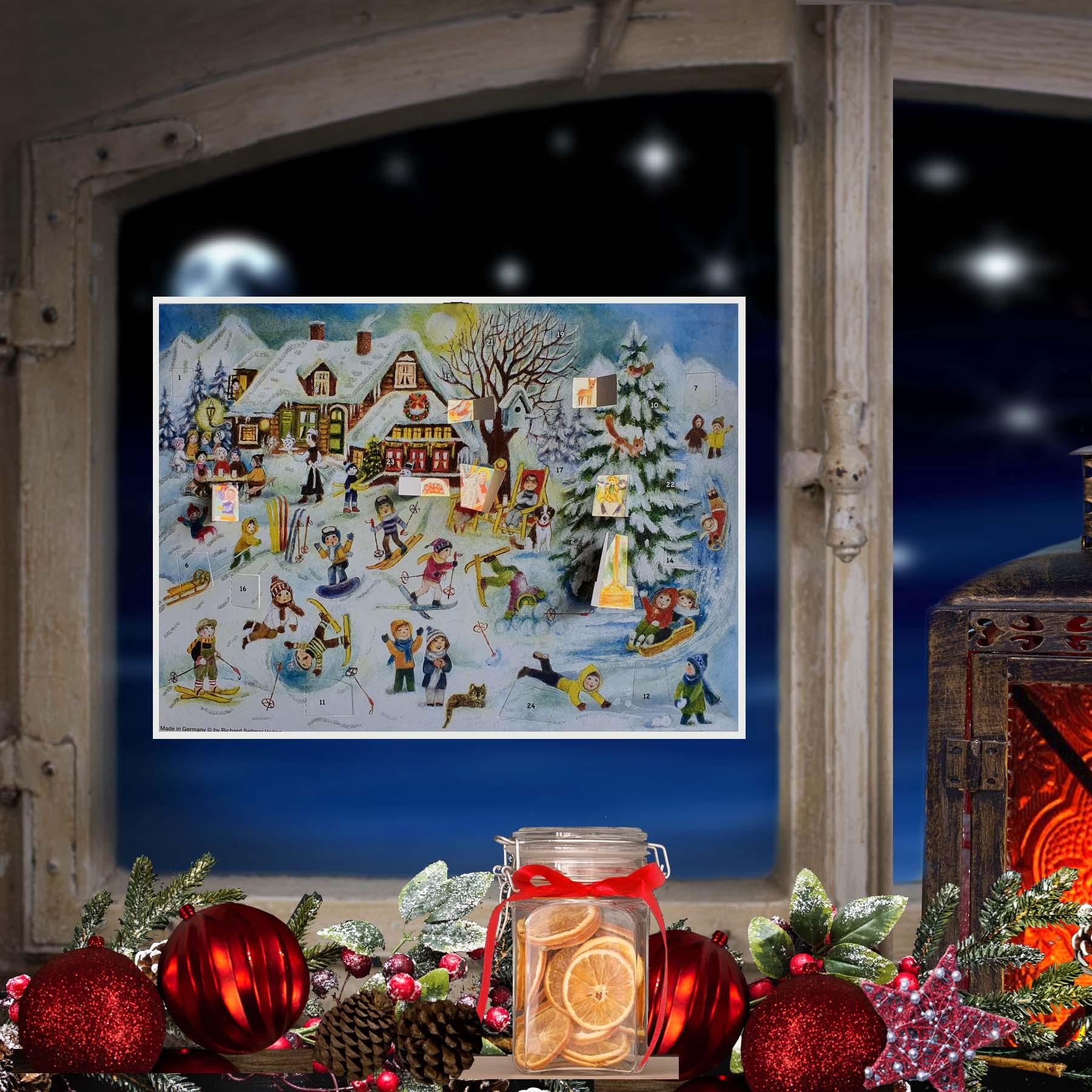 Adventskalender "Skihütte" - Sellmer Adventskalender