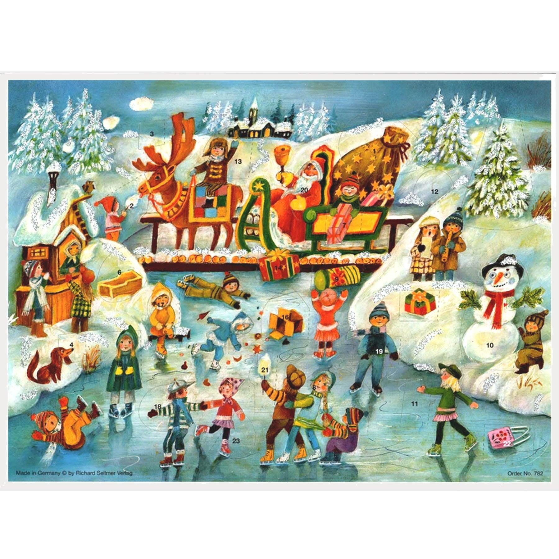 Adventskalender "Spaß beim Eislaufen" - Sellmer Adventskalender