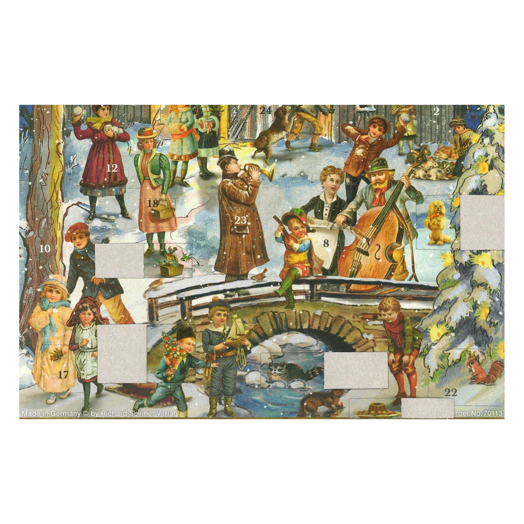 Adventskalender "Weihnachtliche Musikanten" - Sellmer Adventskalender